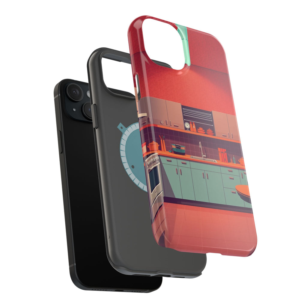 iPhone Earthy 1950s Kitchen Design Bold Modern Everyday Snap Case · iPhone Case