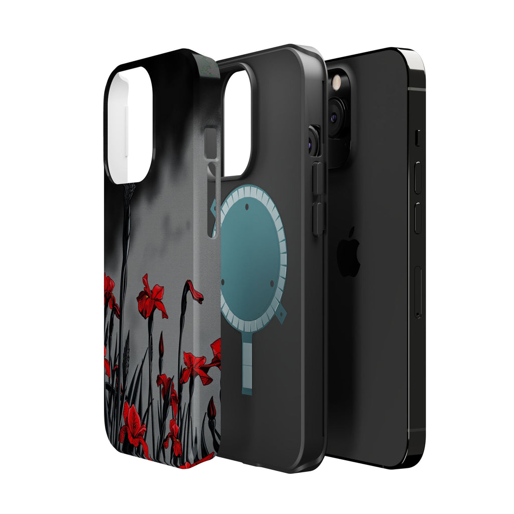 iPhone Iris Garden Cinematic Art Soft Finish Everyday Cas Slim Snap Case · iPhon