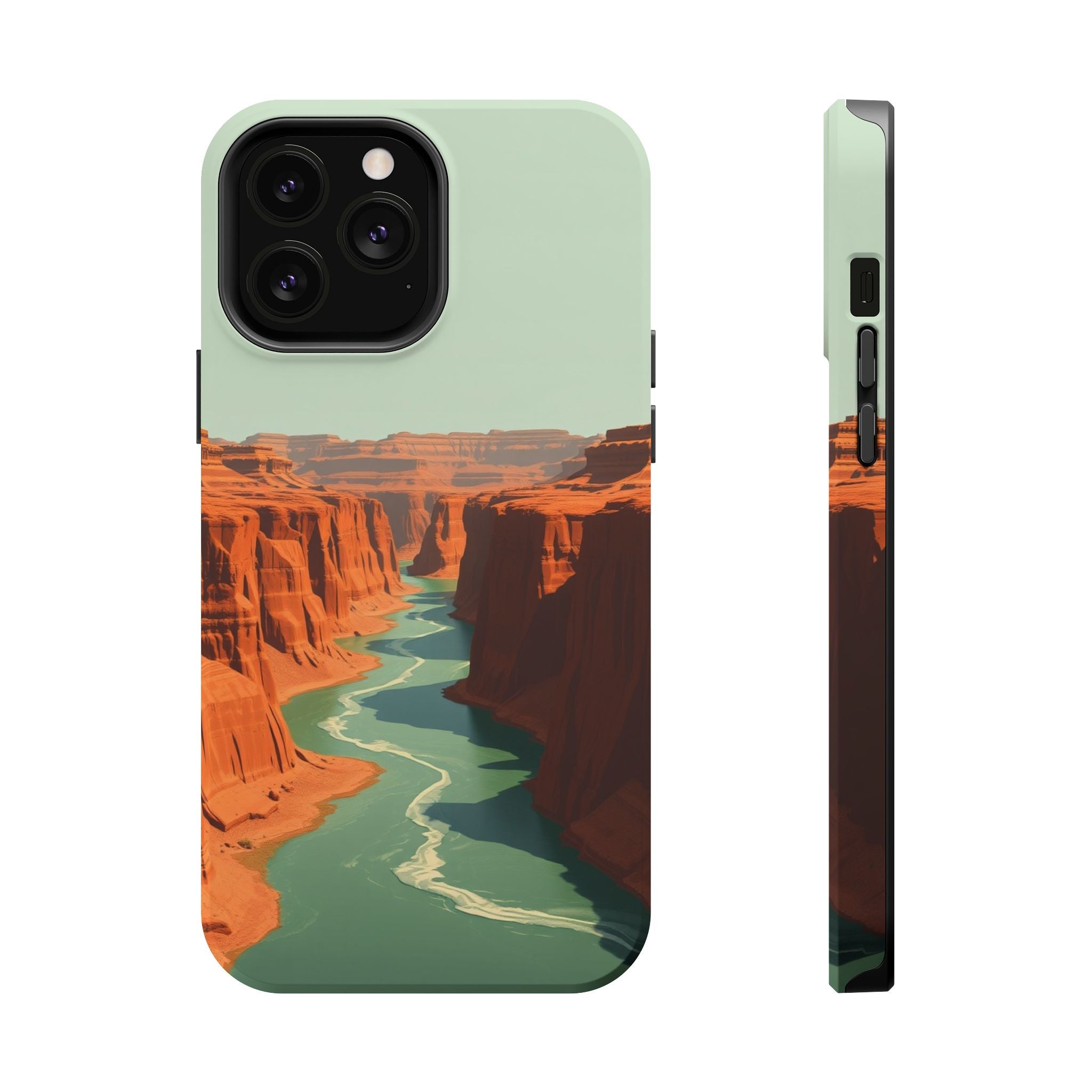 iPhone Burnt Orange And Sand River Canyon Slim iPhone Everyday Designer · iPhone