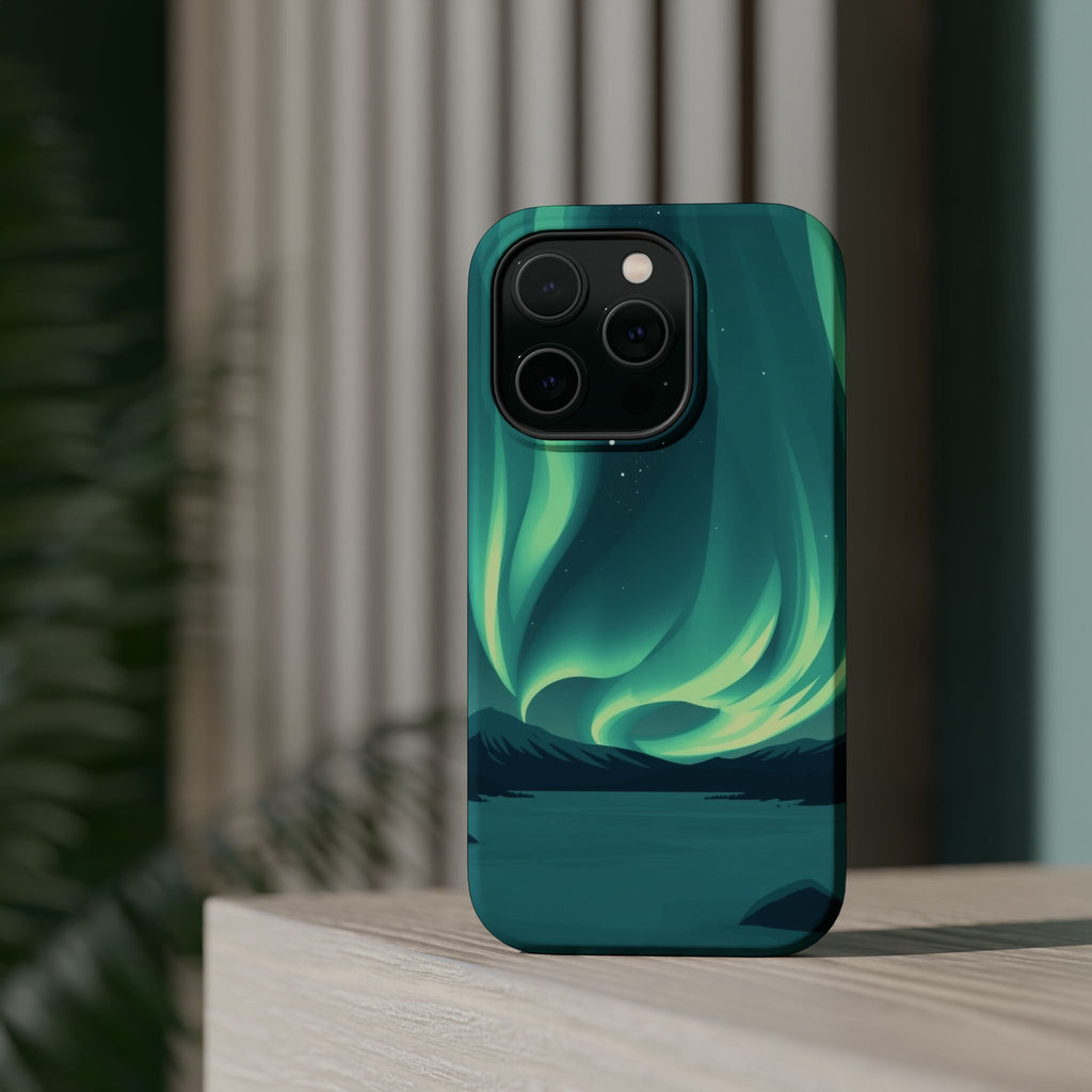 iPhone Northern Lights Abstract Geometric Slim iPhone Everyday Designer · iPhone