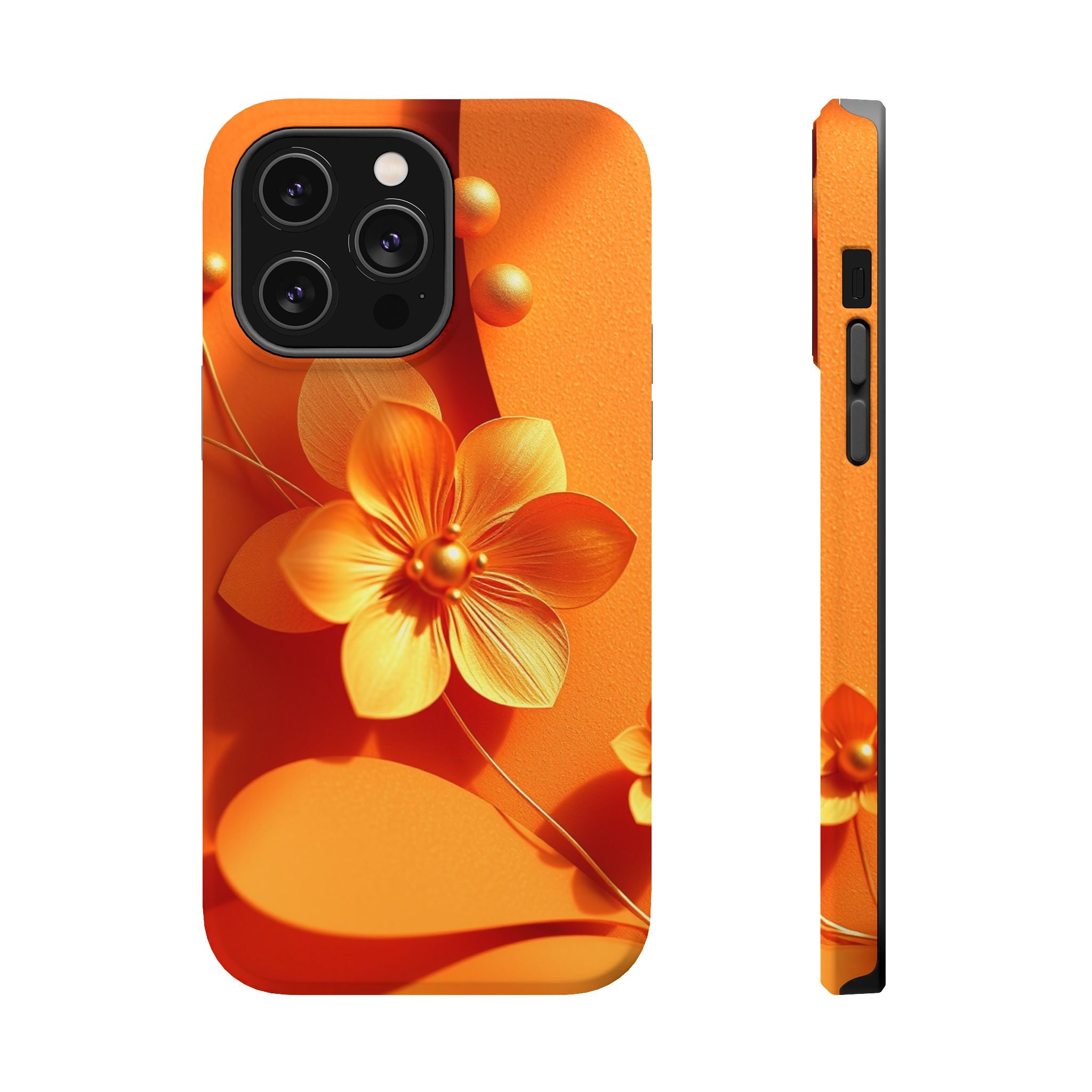 iPhone Floral Geometric Gold Foil Luxury Slim Everyday iPhone Designer · iPhone