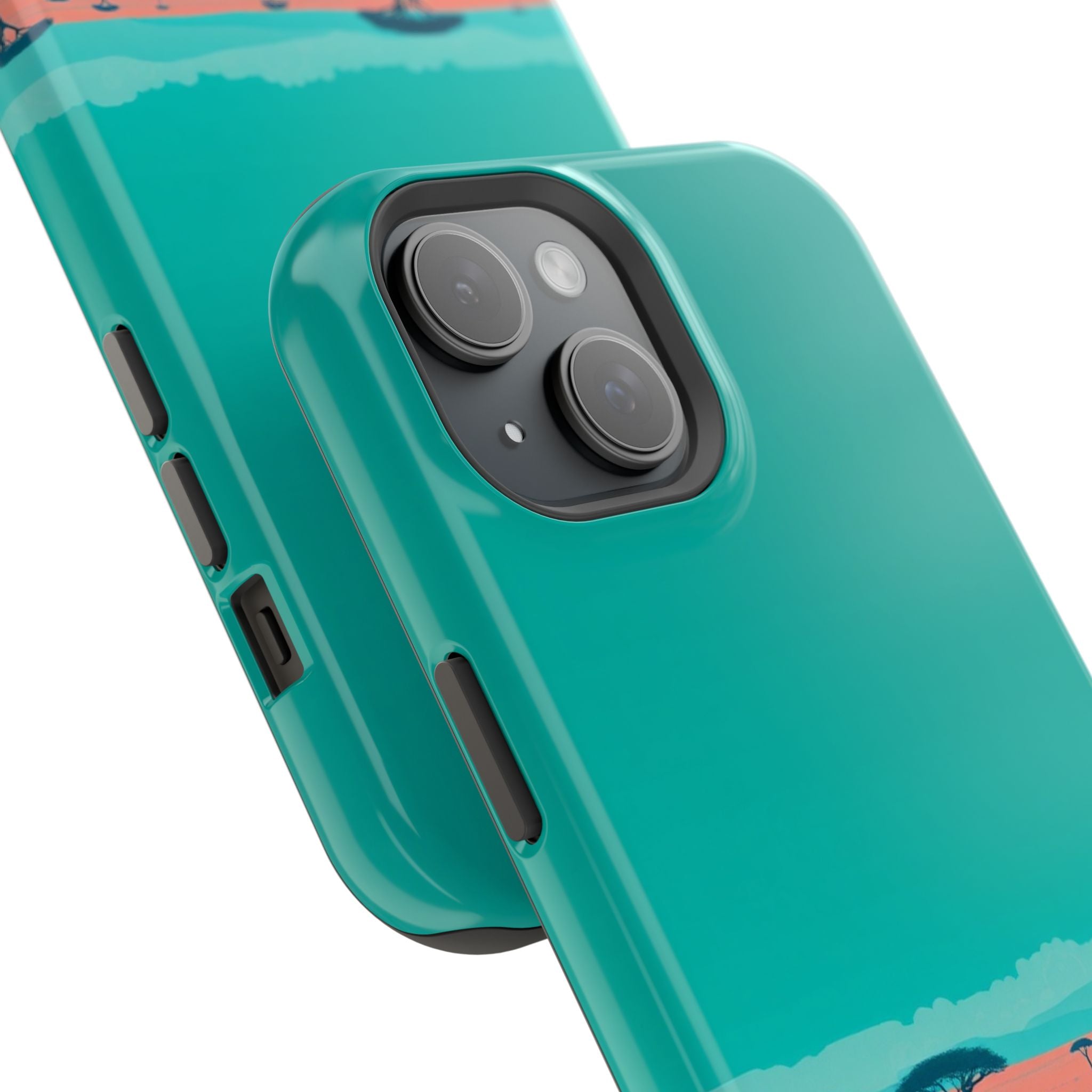 iPhone Savanna Horizon Risograph Print Slim Everyday Designer Case · iPhone Case