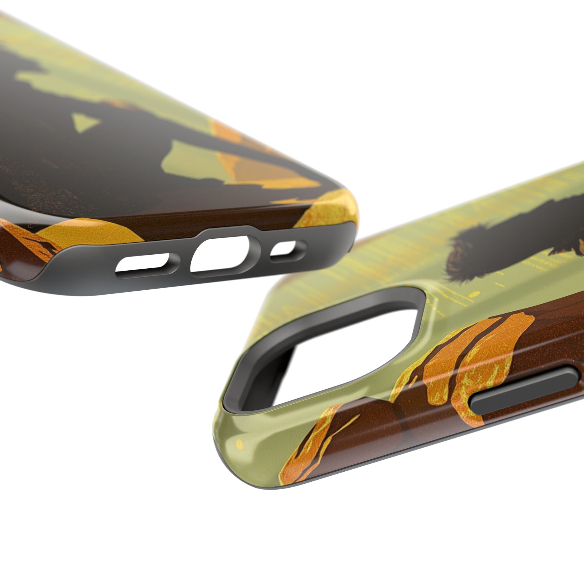 iPhone Mustard And Rust Overthinking Again Slim Everyday Designer Case · iPhone