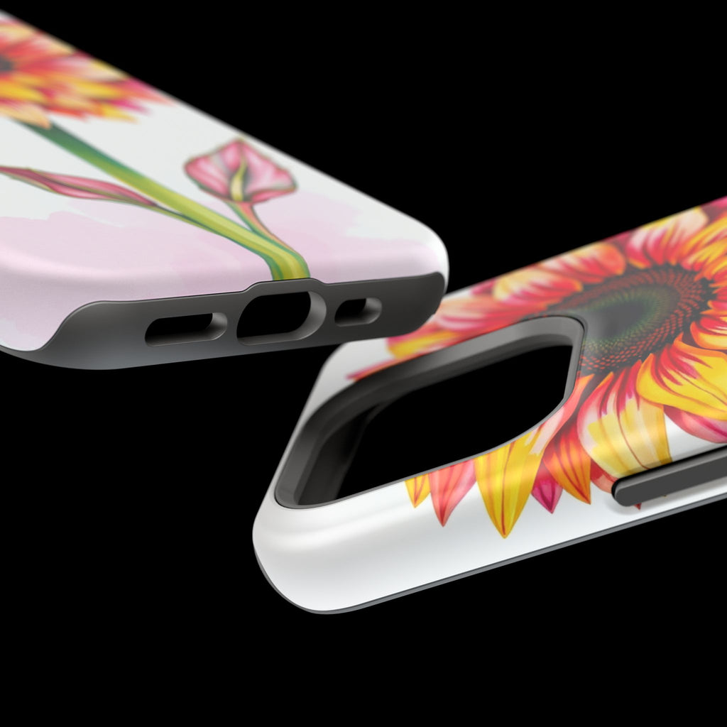 iPhone Sunflower Pop Vibrant Watercolor Slim Snap Case · iPhone Case