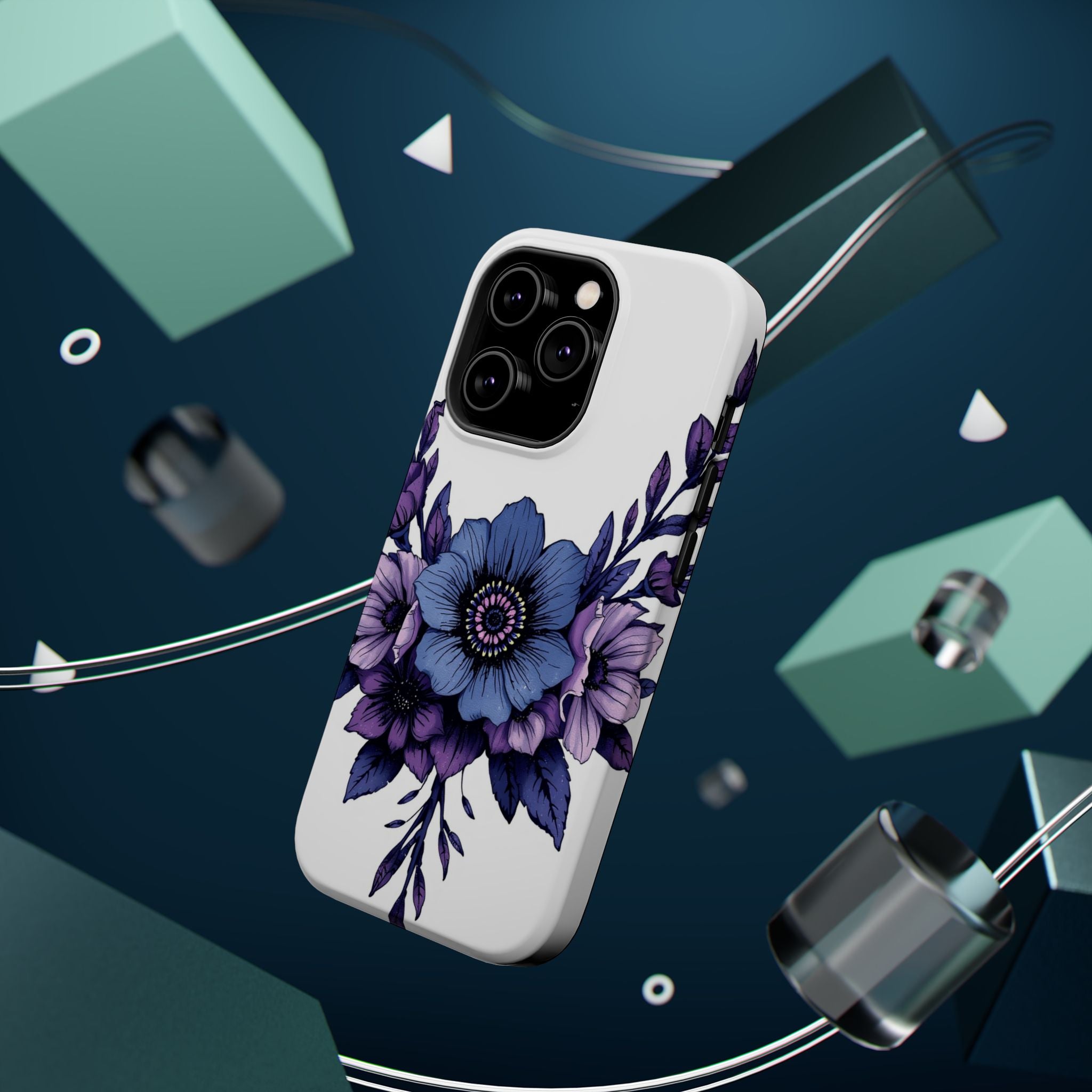 iPhone Floral Crown Grunge Distressed Slim Everyday Designer Case · iPhone Case