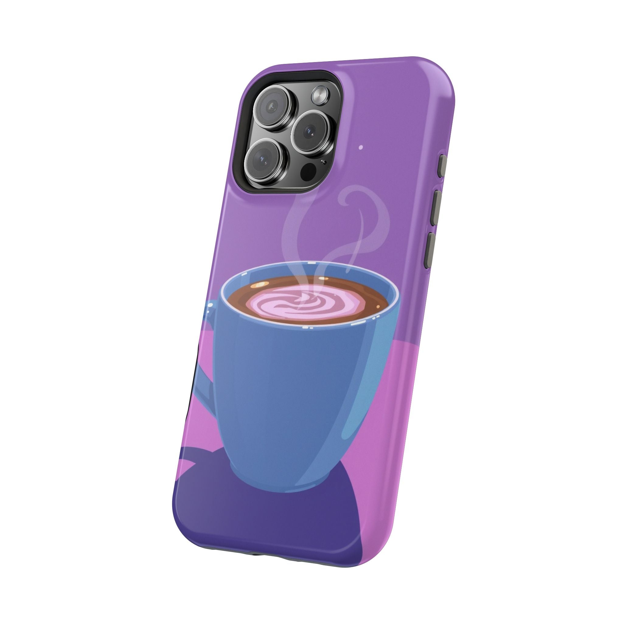 iPhone Emotional Support Coffee Pixel Art -Bit Soft Finish Everyday Case · iPhon