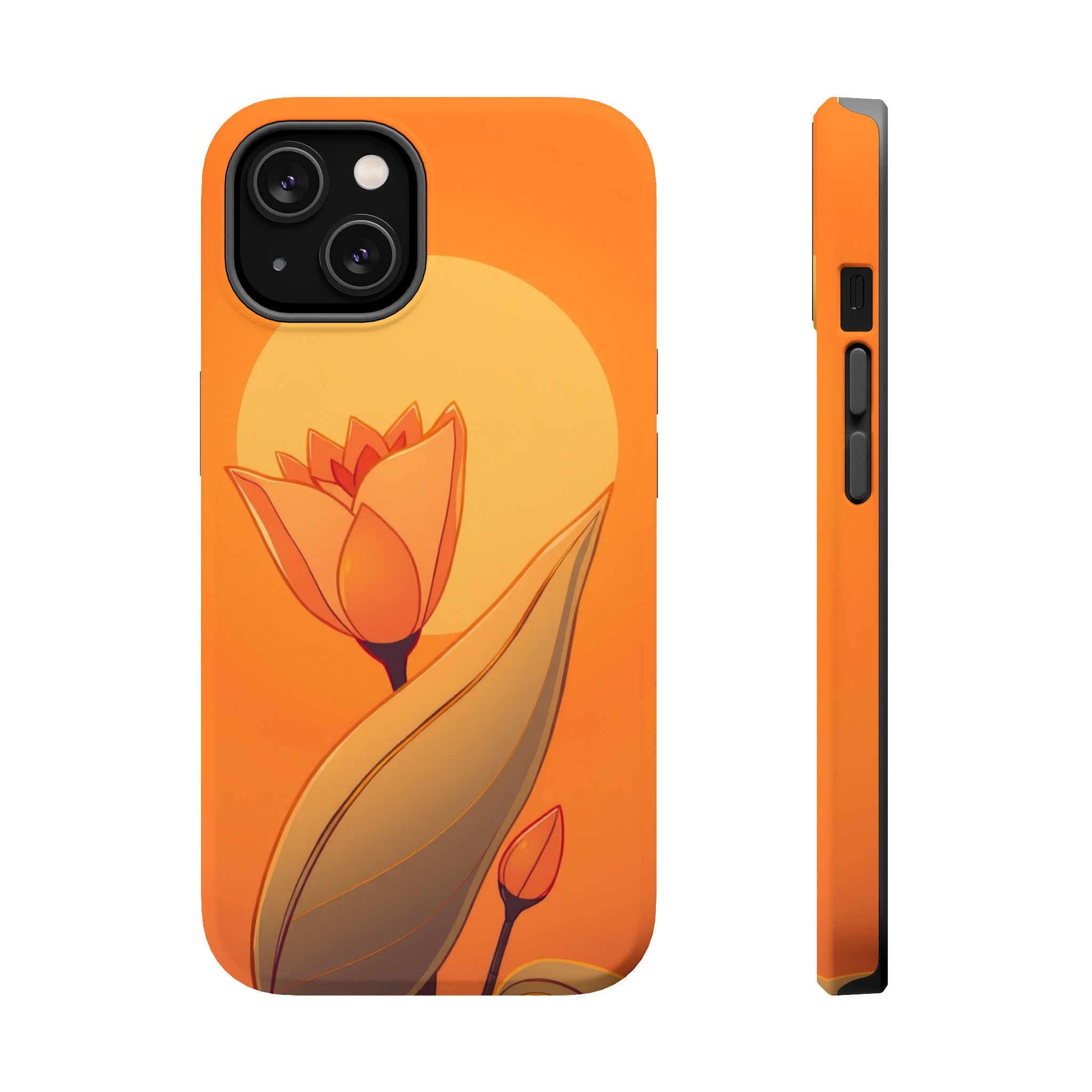 iPhone Bloom and Leaf Minimalist Line Art Slim iPhone Everyday Designer · iPhone