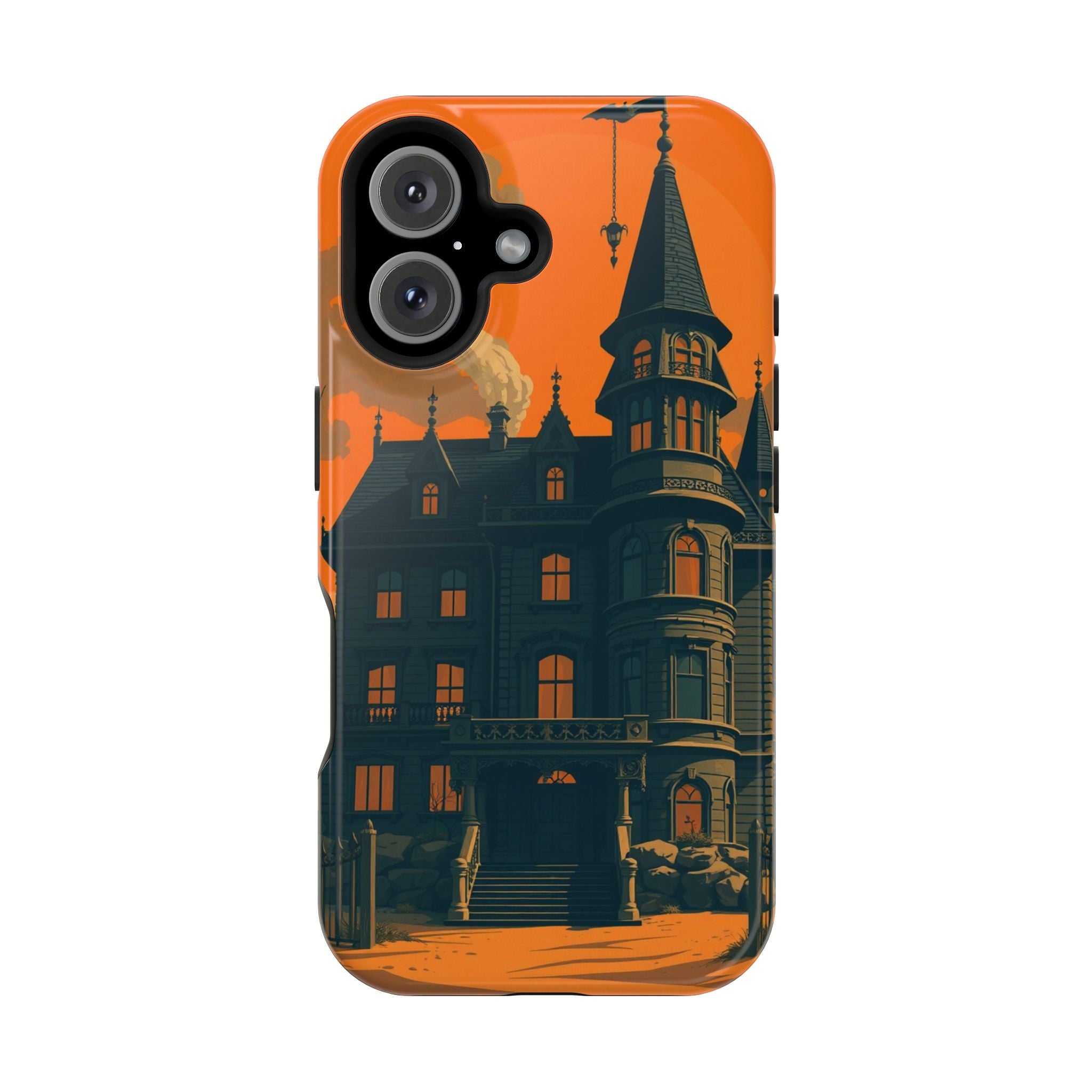 iPhone Vibrant Haunted Mansion Design Slim Everyday Designer Case · iPhone Case