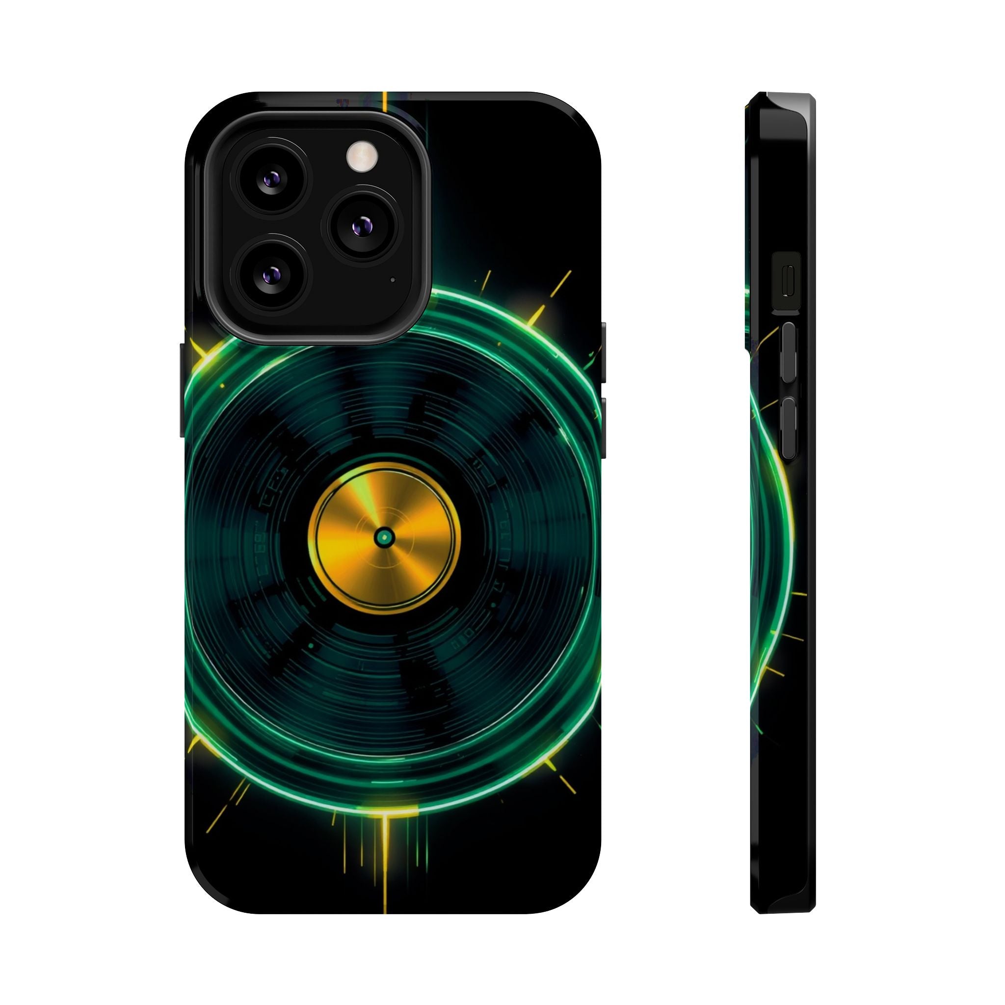 iPhone Dreamy Record Vinyl Spin Design Slim Everyday Designer Case · iPhone Case