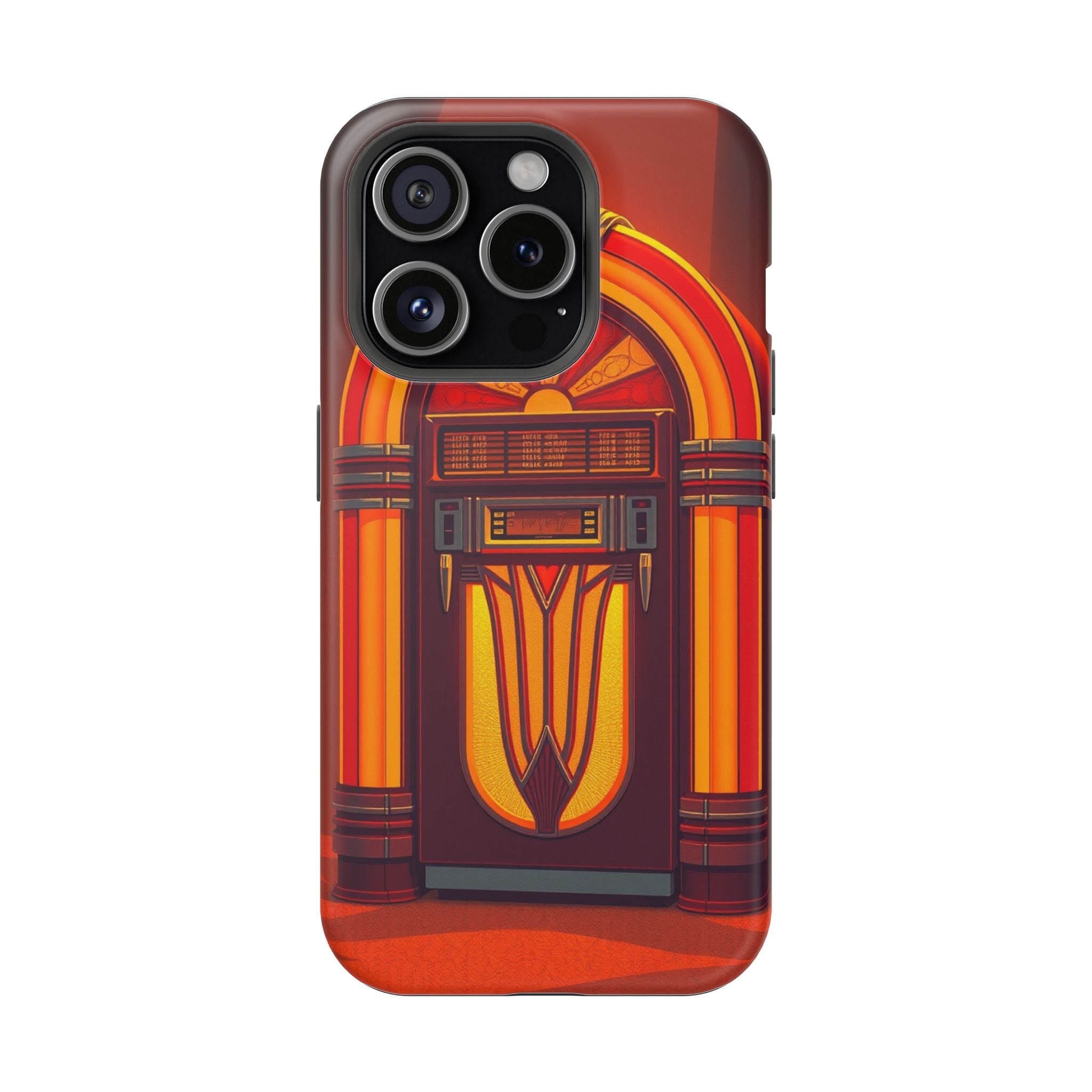 iPhone Jukebox Glow Pop Art Bold Bold Modern Everyday Snap Case · iPhone Case