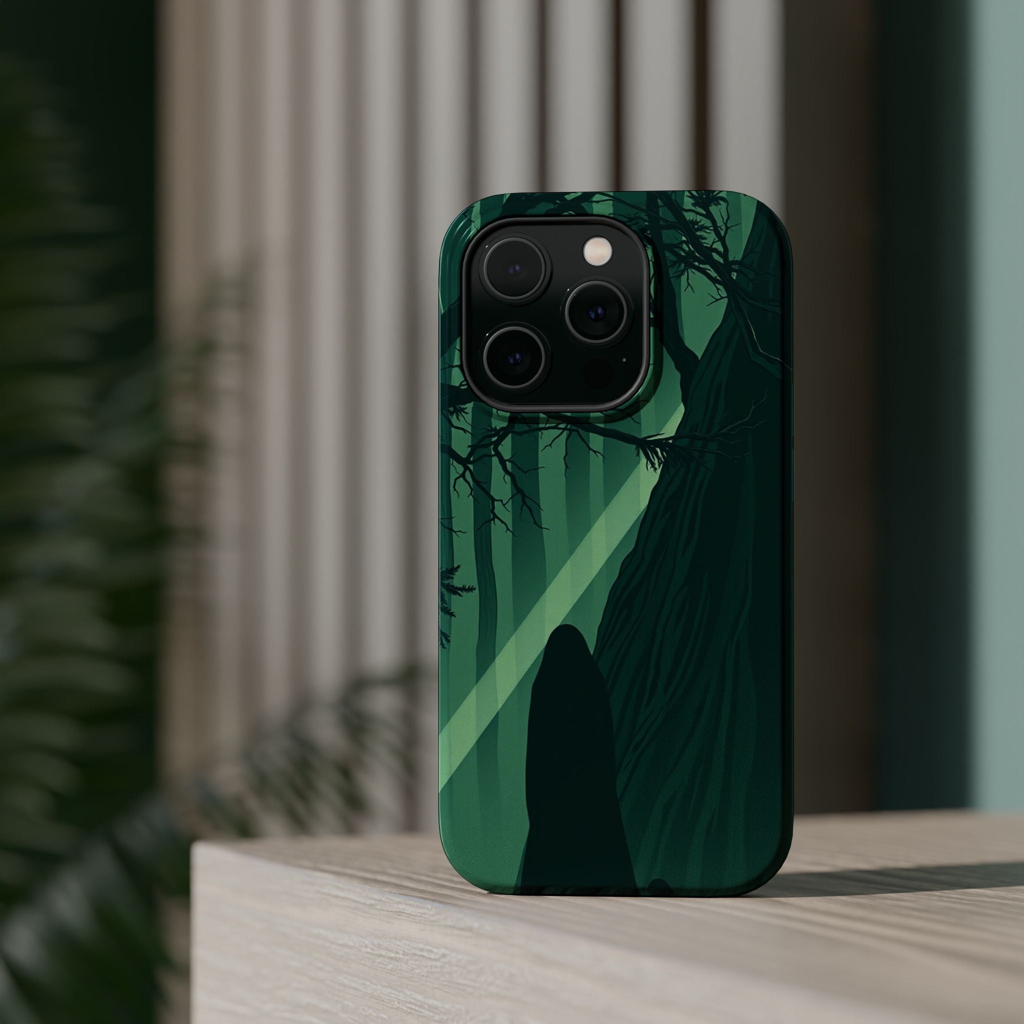 iPhone Sage And Ivory Dark Forest Spirits Slim Everyday Designer Case · iPhone C