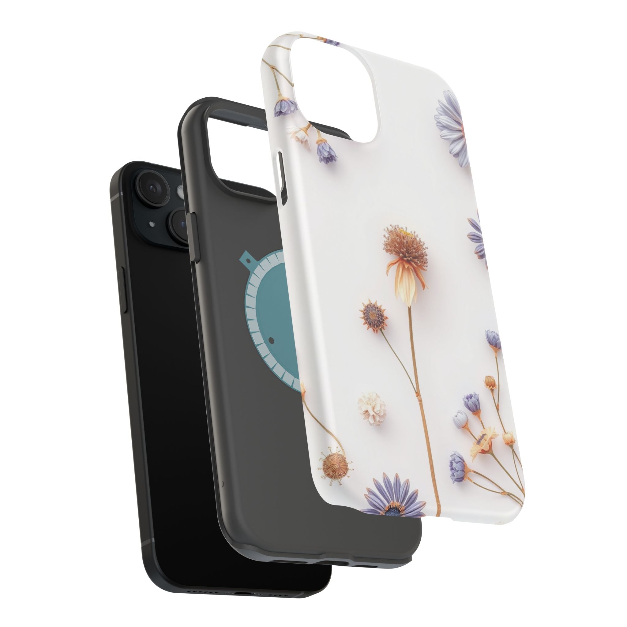 iPhone Dried Flower Flat Lay Bold Art Slim Everyday Designer Case · iPhone Case