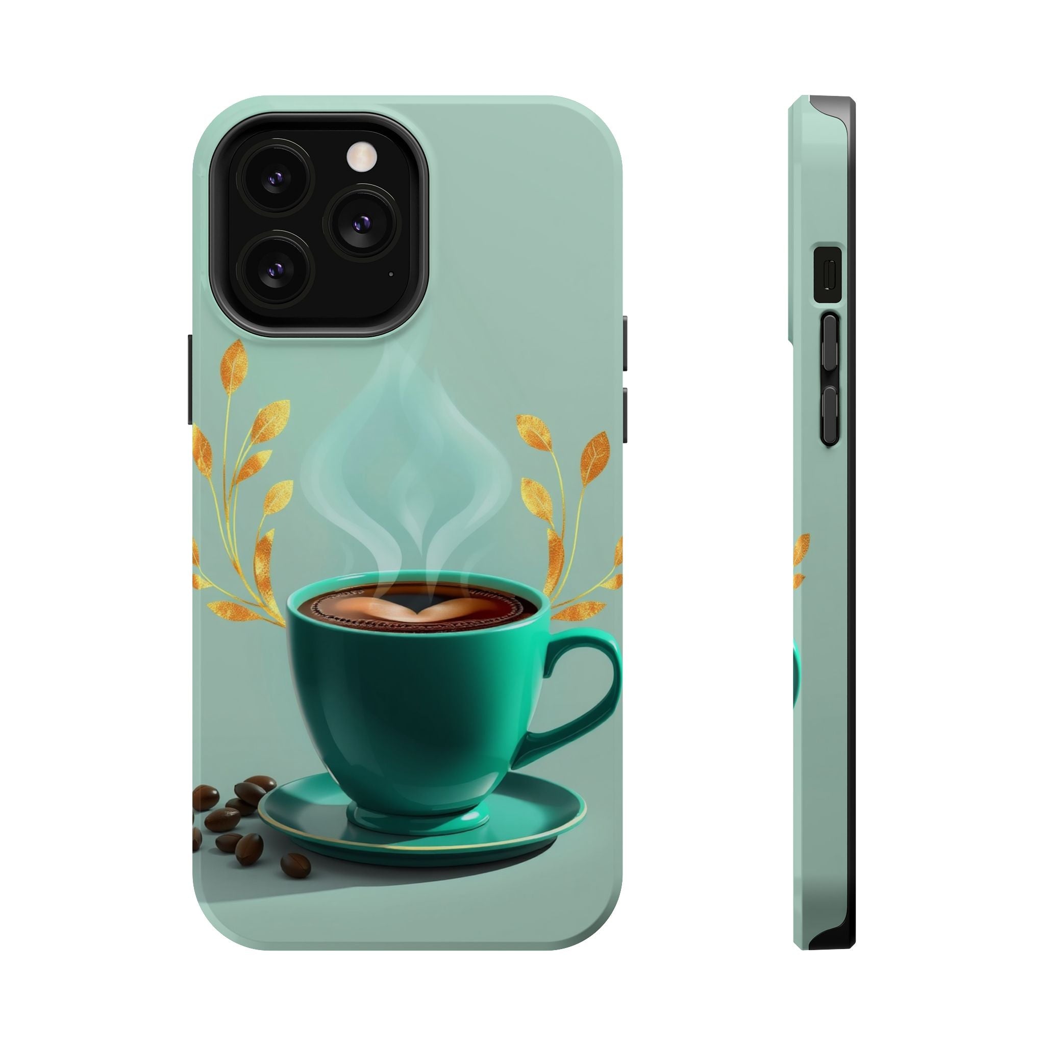 iPhone Radiant Emotional Support Coffee Design Soft Finish Everyday Case · iPhon