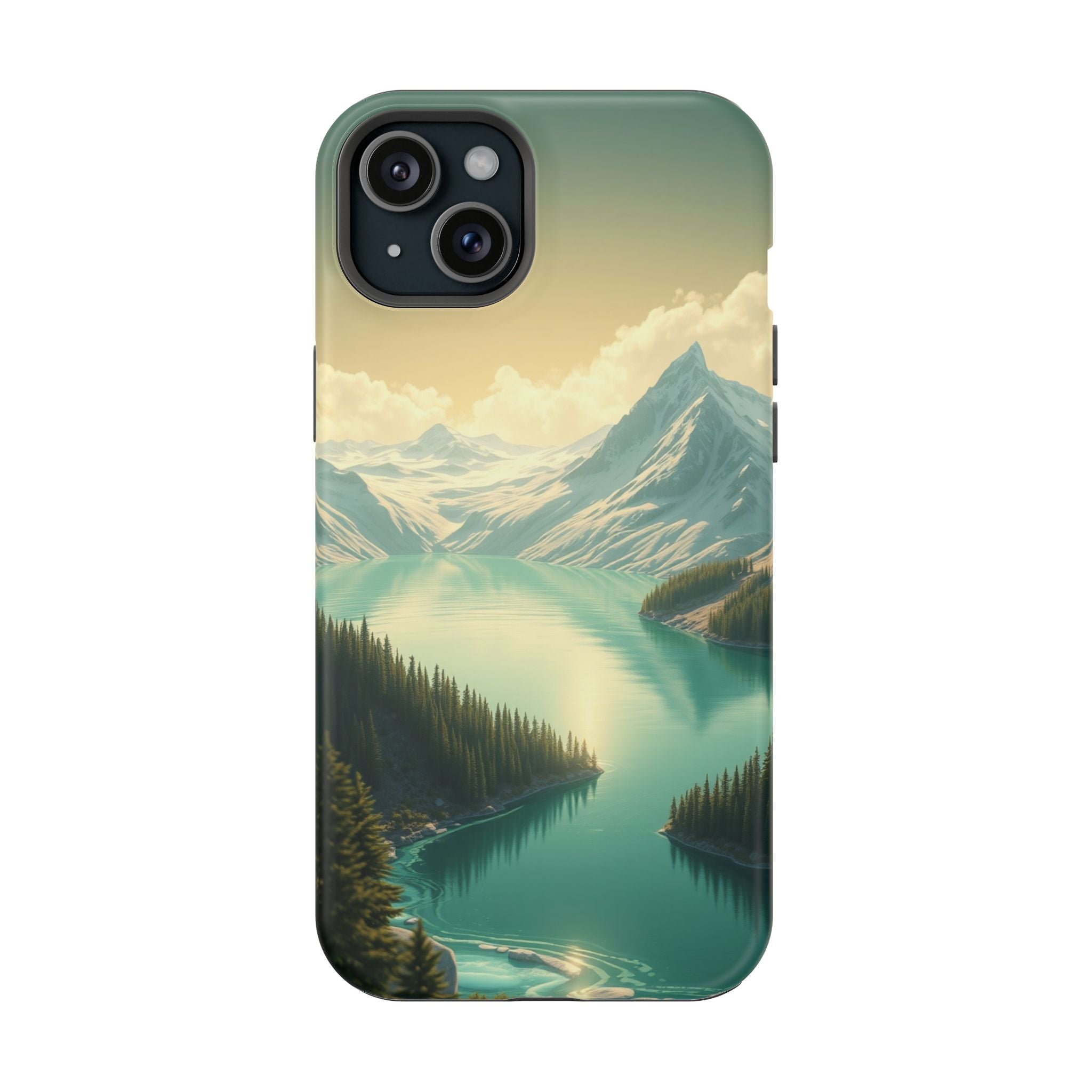 iPhone Glacier Lake Bold Art Slim Everyday Designer Case · iPhone Case