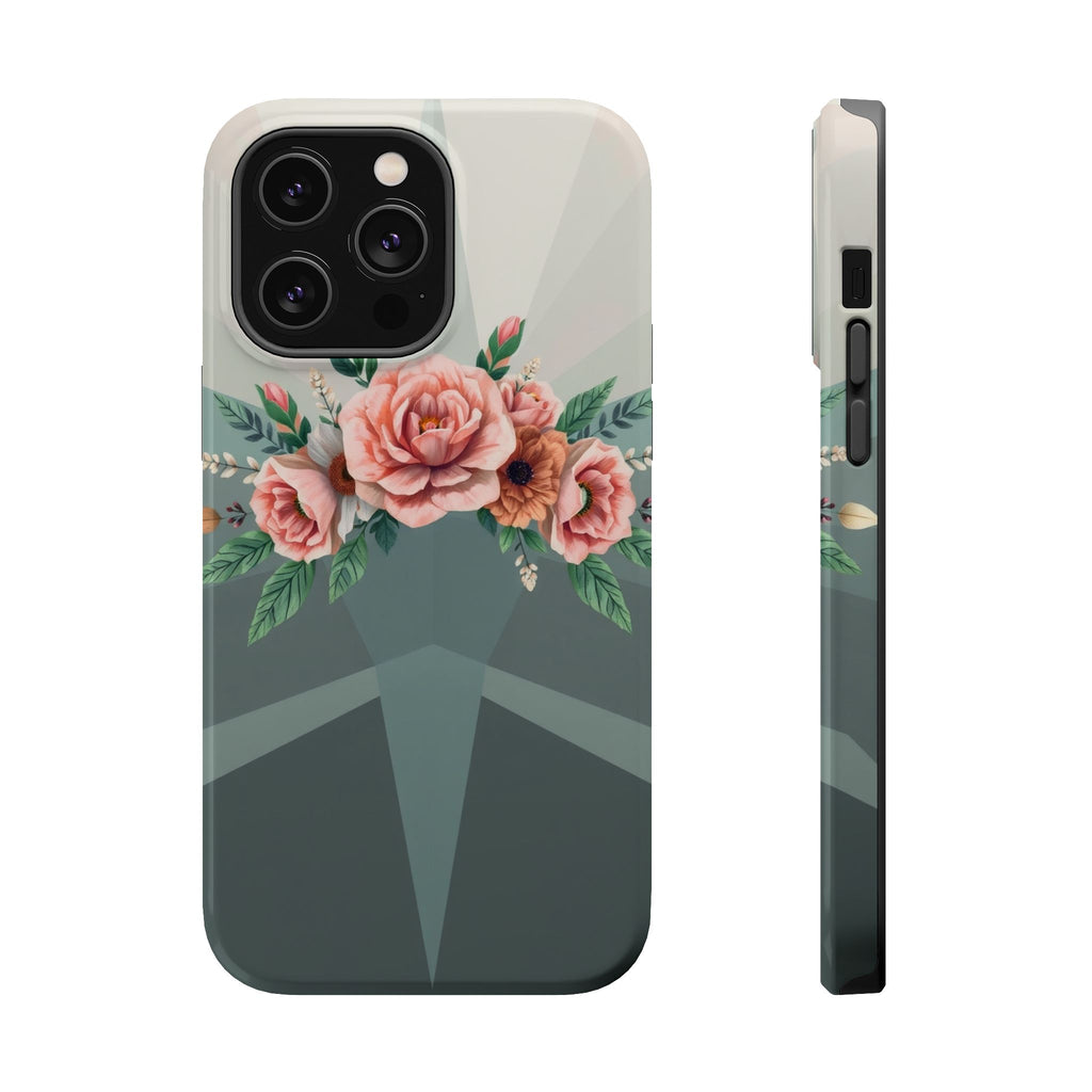 iPhone Floral Crown Abstract Geometric Slim Everyday Designer Case · iPhone Case
