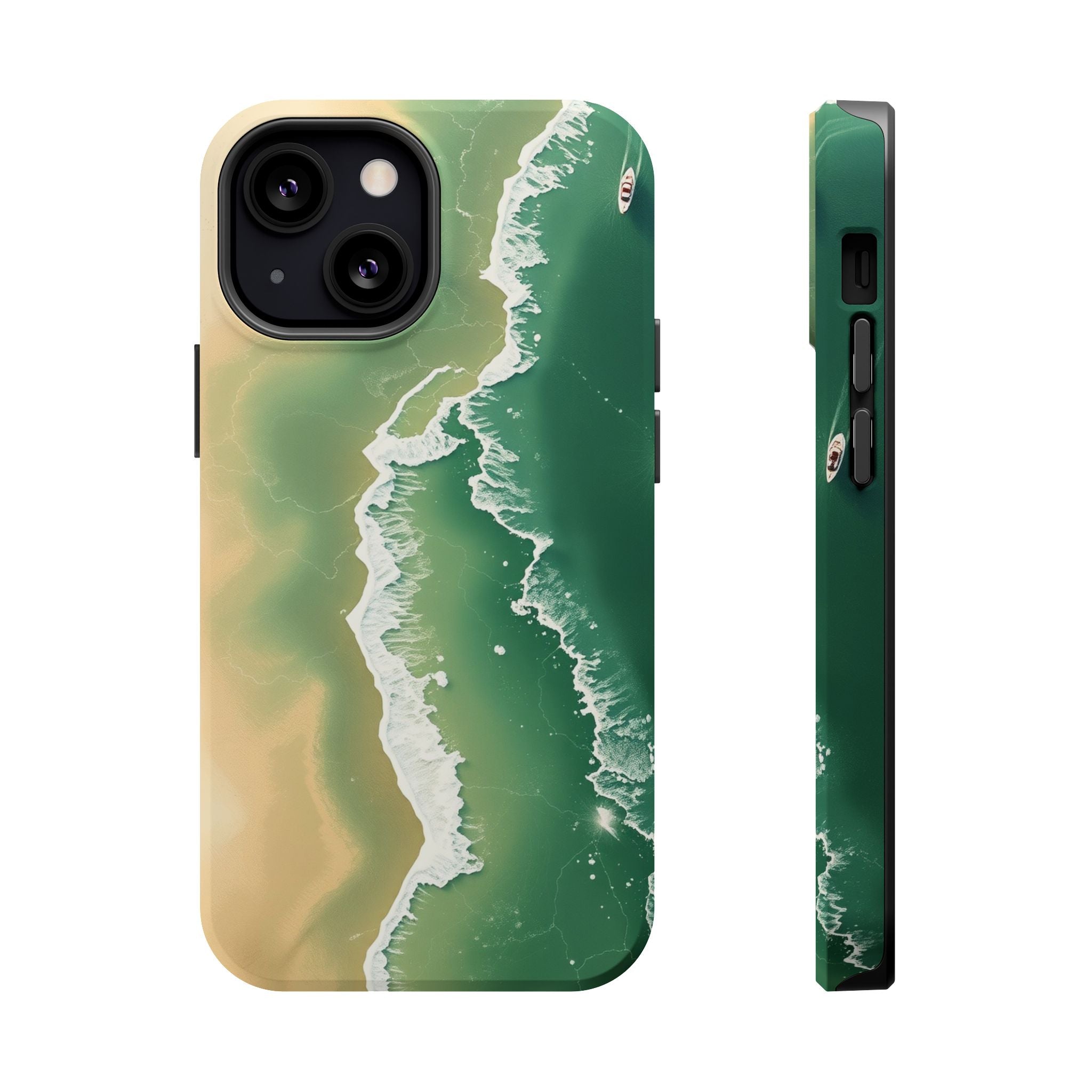 iPhone Shoreline Aerial Bold Art Bold Modern Everyday Snap Case · iPhone Case