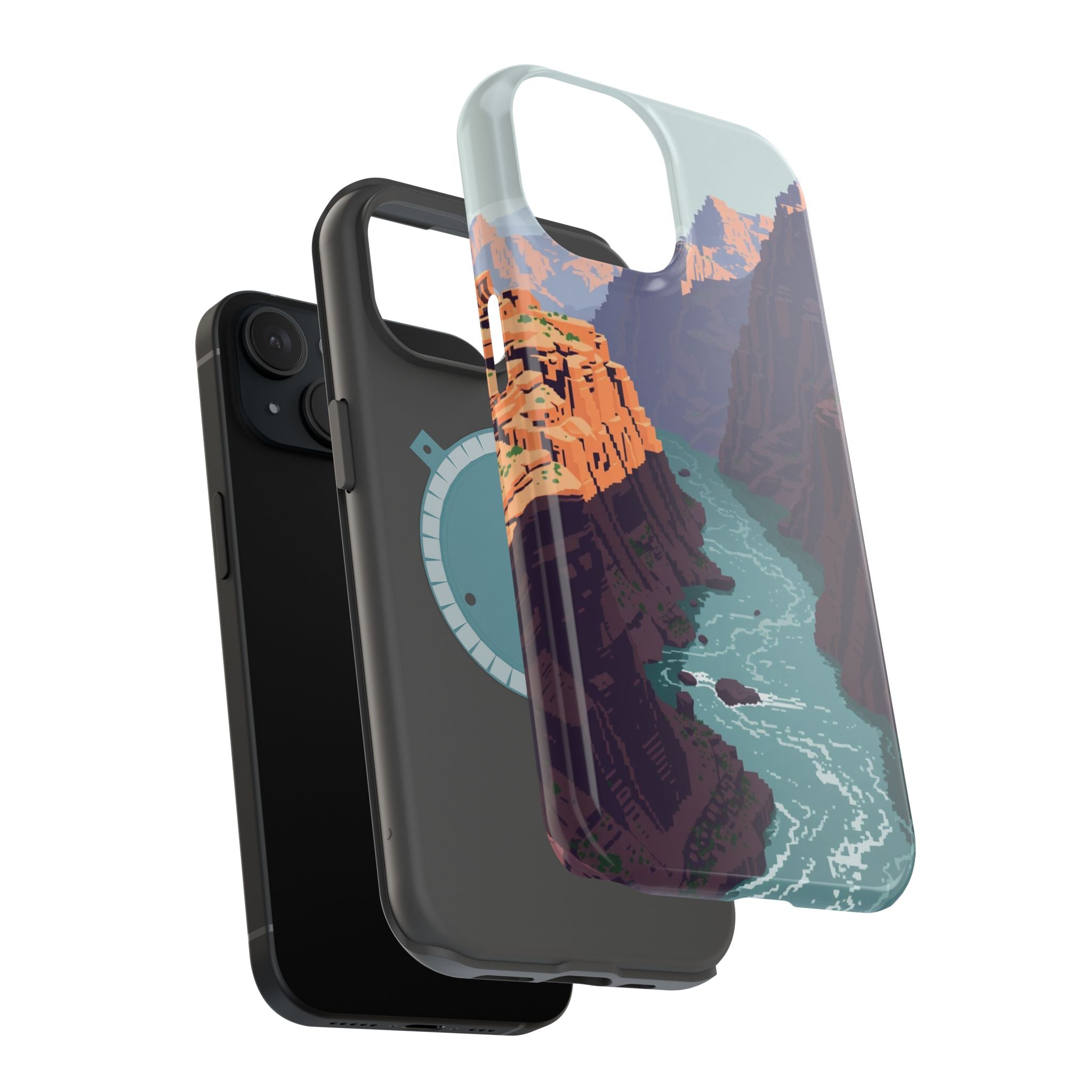 iPhone Charcoal And Copper River Canyon Slim Everyday iPhone 13 · iPhone Case