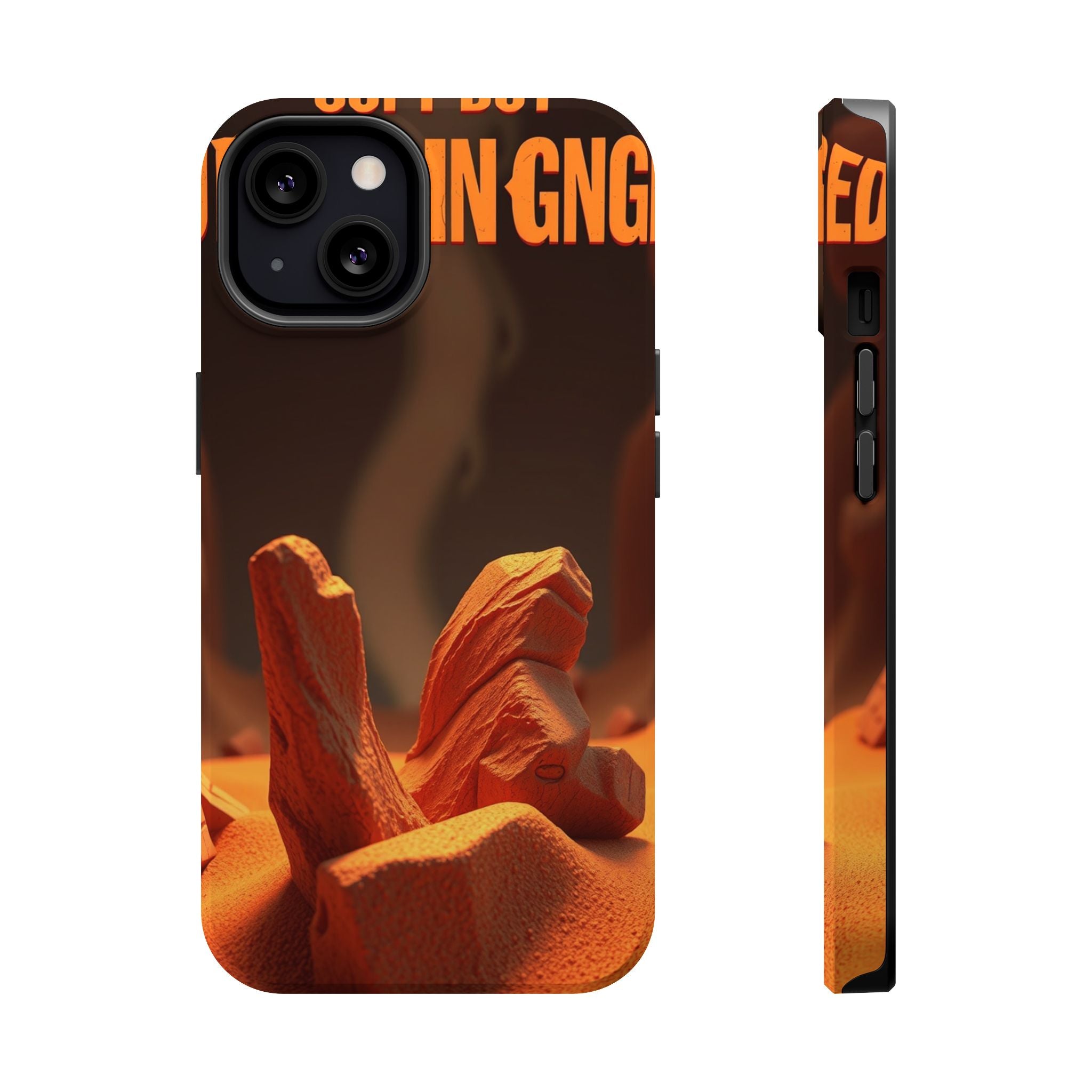 iPhone Earthy Soft but Unhinged Design Slim Everyday Designer Case · iPhone Case