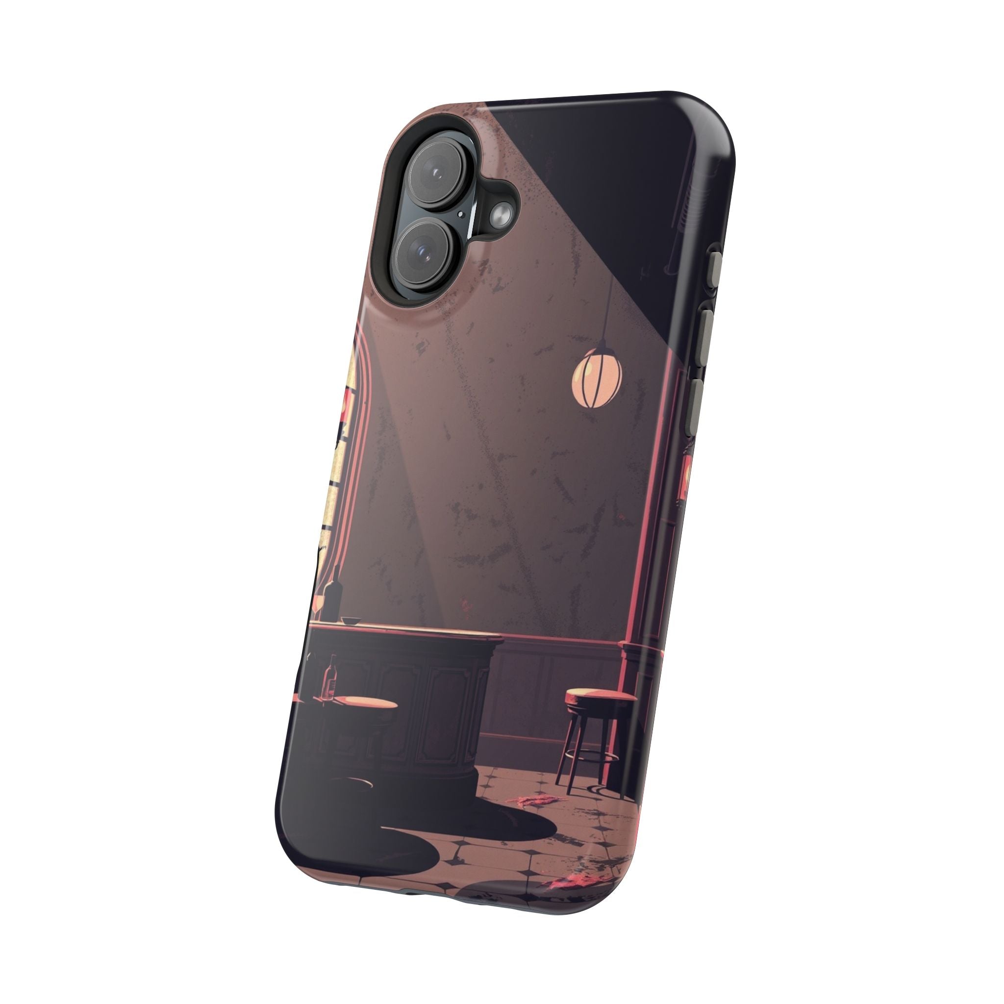 iPhone Speakeasy Dark Grunge Distressed Slim Everyday Designer Case · iPhone Cas