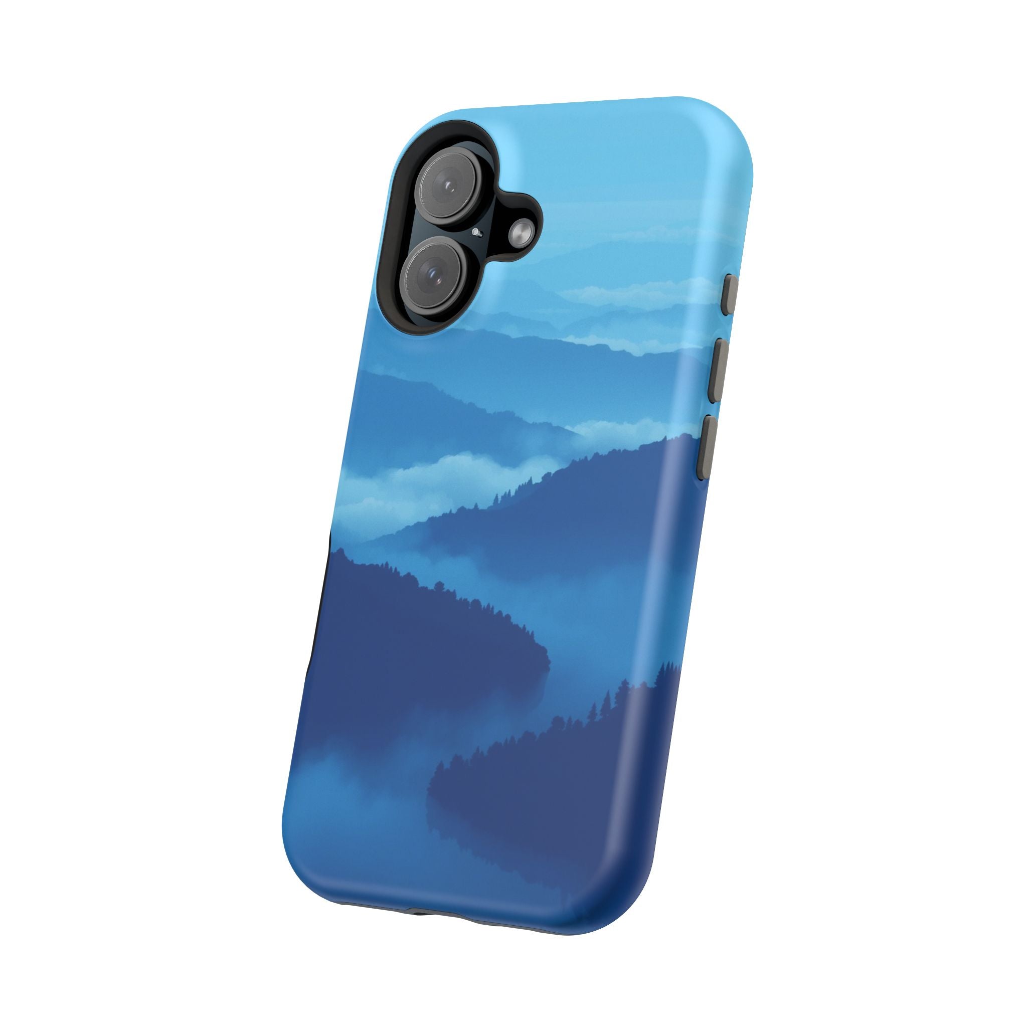 iPhone Fog Rolling Over Hills Pixel Art -Bit Slim iPhone Everyday · iPhone Case