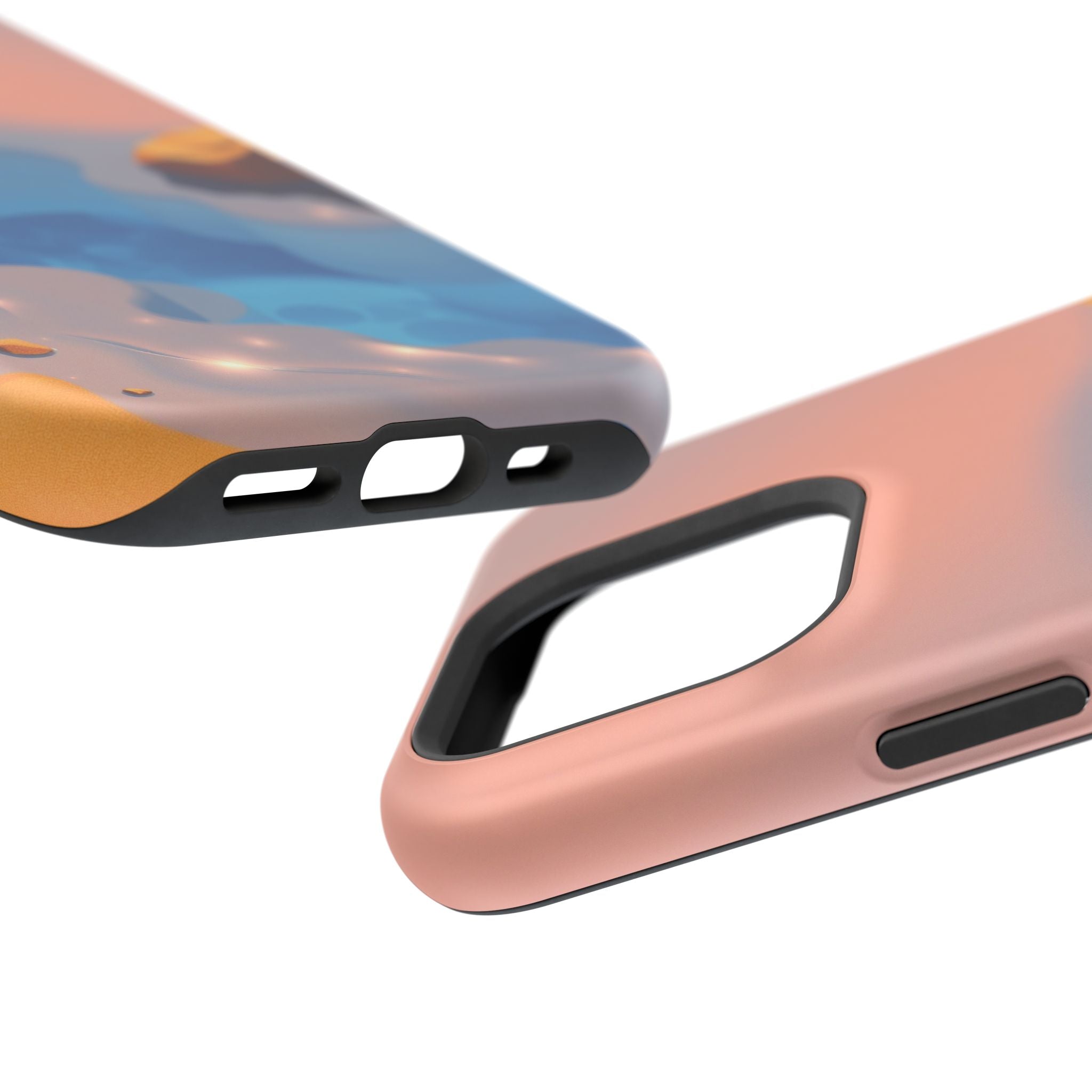 iPhone Burnt Orange And Sand Tidal Pool Slim Everyday iPhone Designer · iPhone C