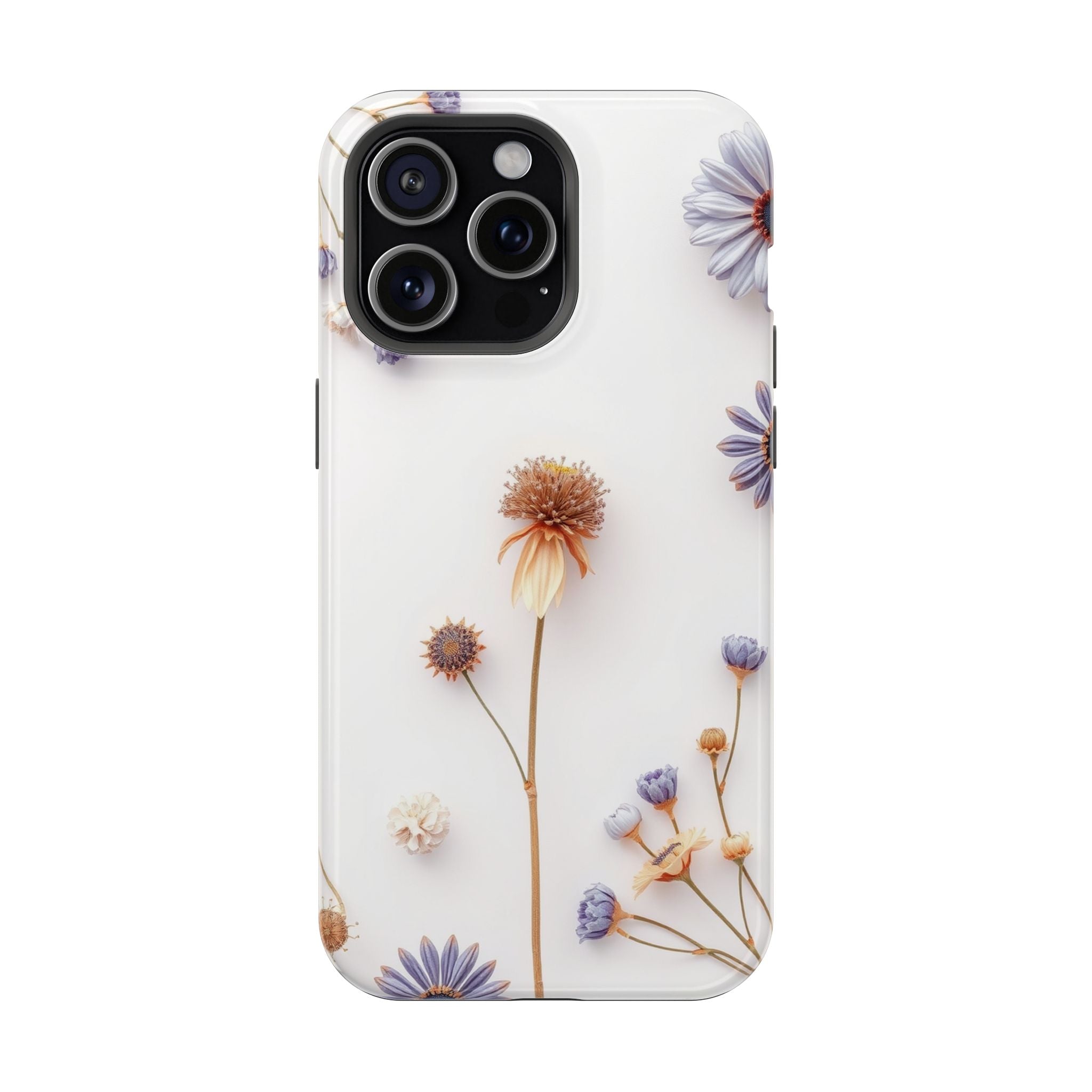 iPhone Dried Flower Flat Lay Bold Art Slim Everyday Designer Case · iPhone Case
