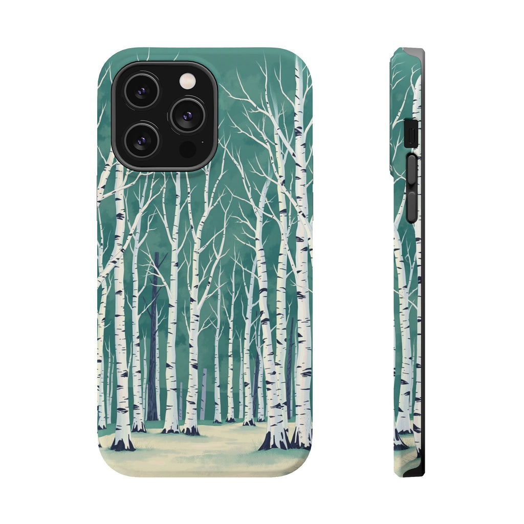 iPhone Sage And Ivory Birch Grove Bold Modern Everyday Snap Case · iPhone Case