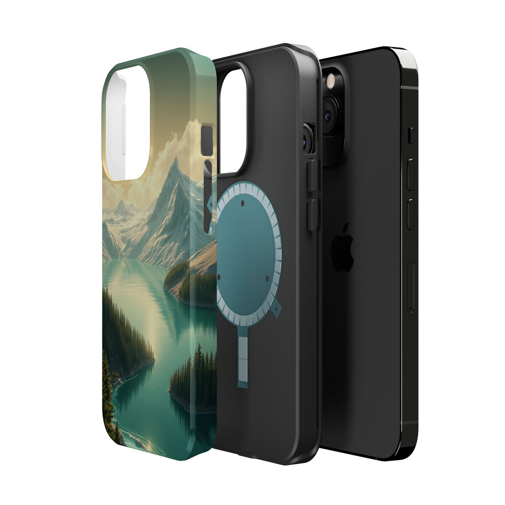 iPhone Glacier Lake Bold Art Slim Everyday Designer Case · iPhone Case