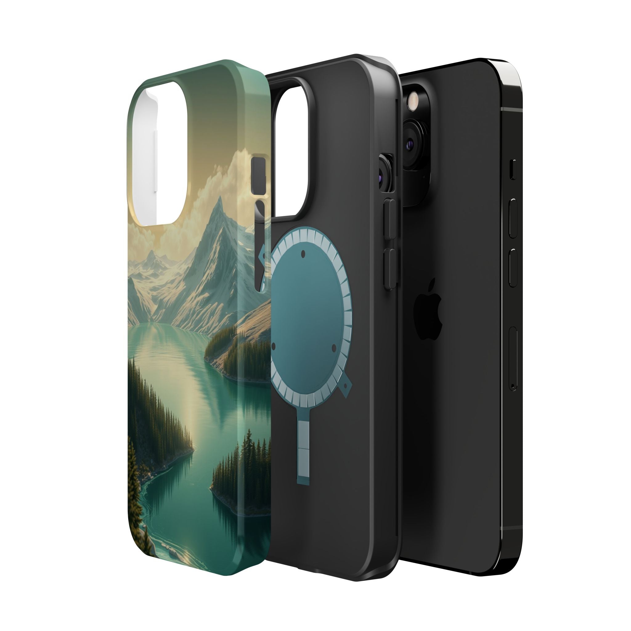 iPhone Glacier Lake Bold Art Slim Everyday Designer Case · iPhone Case