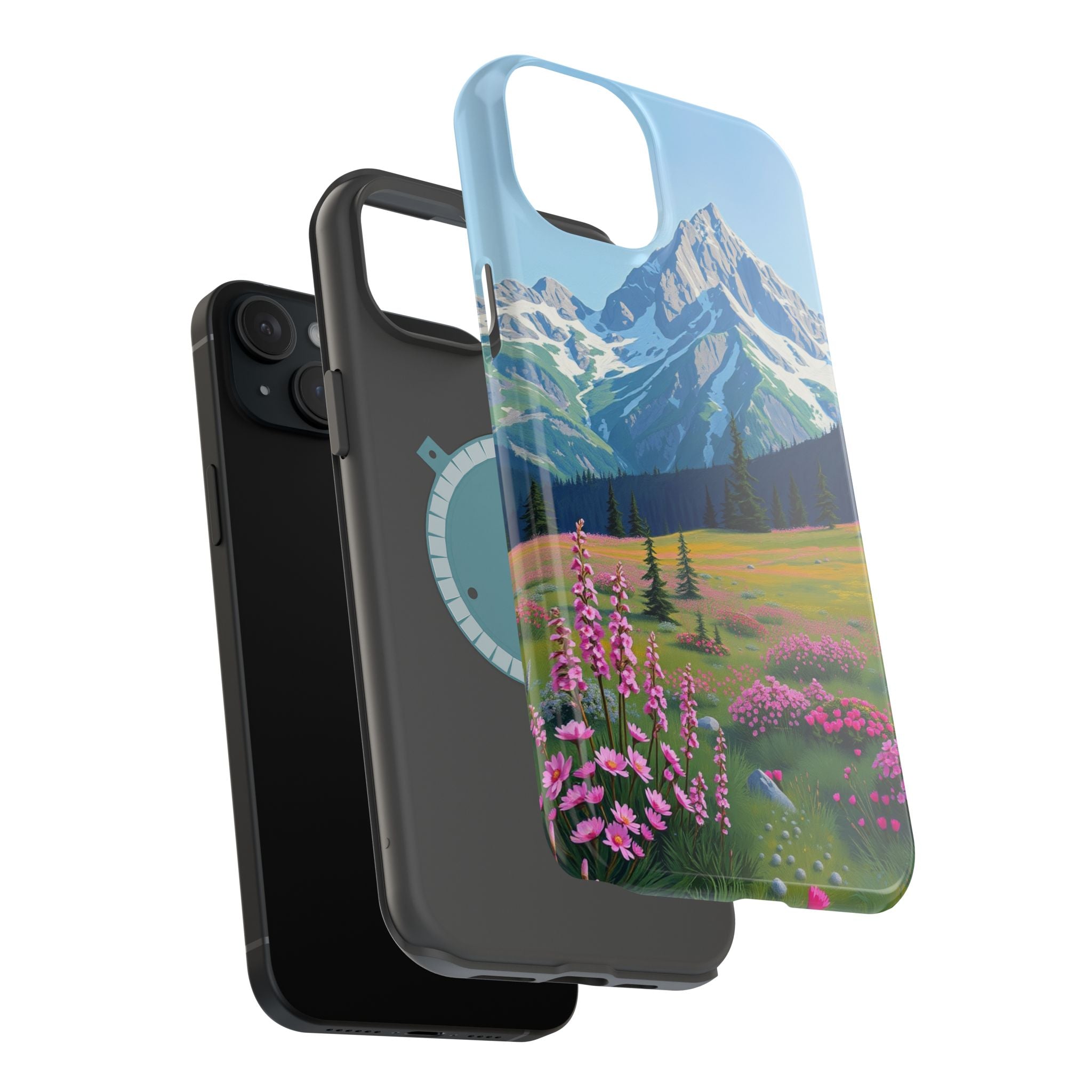 iPhone Earthy Alpine Meadow Design Bold Modern Everyday Snap Case · iPhone Case