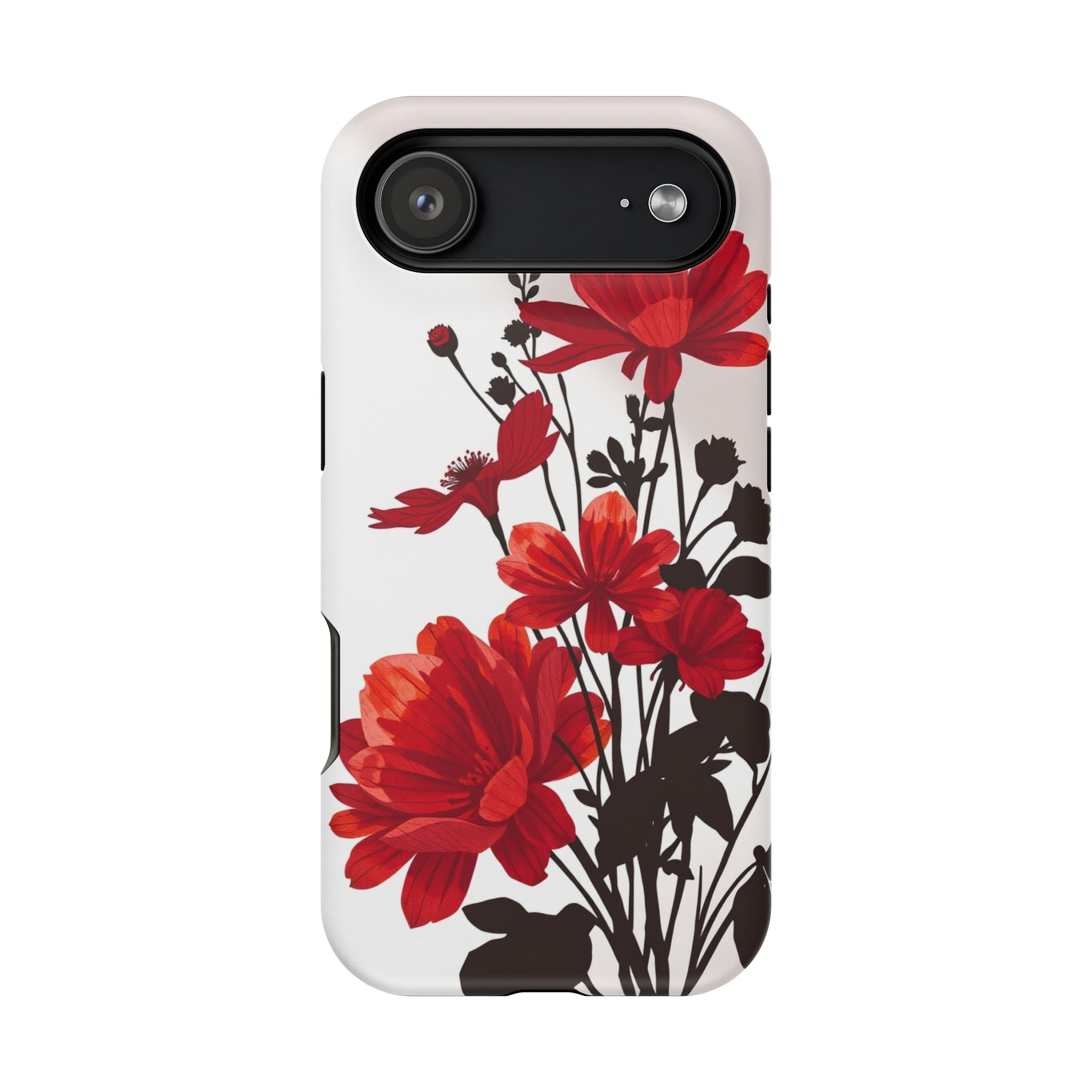 iPhone Floral Silhouette Cinematic Art Slim Snap Case · iPhone Case