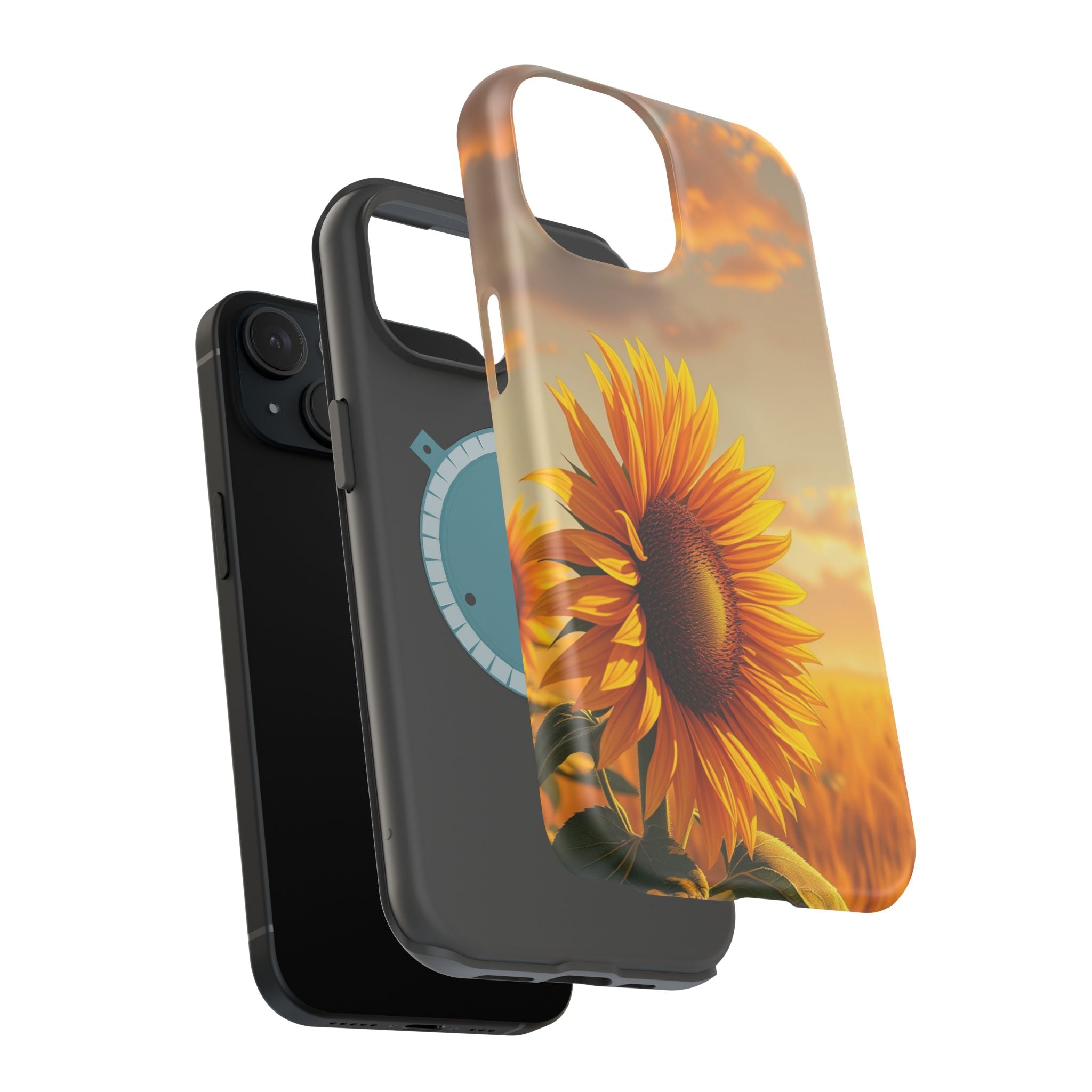iPhone Sunflower Prairie Electric Art Slim Everyday Designer Case · iPhone Case