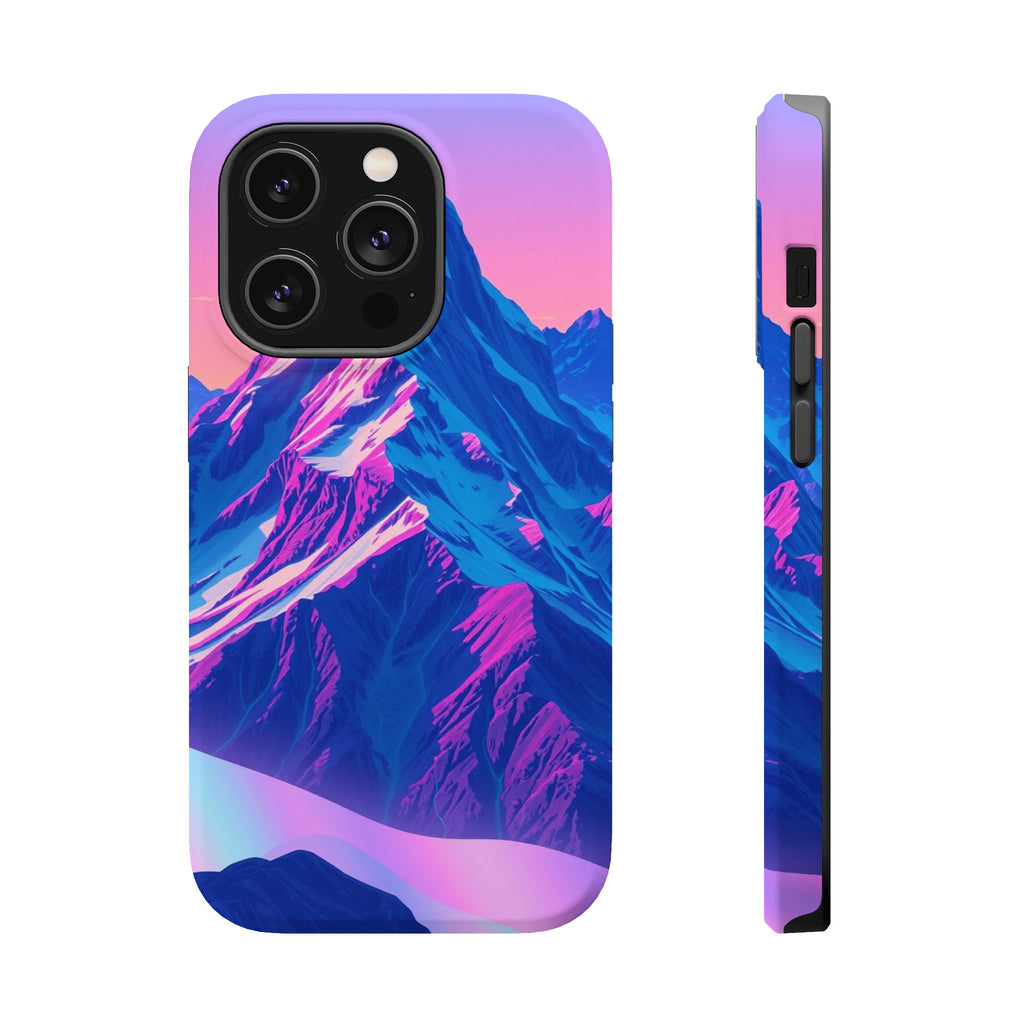 iPhone Mountain at Sunrise Holographic Iridescent iPhone Clean Minimal · iPhone
