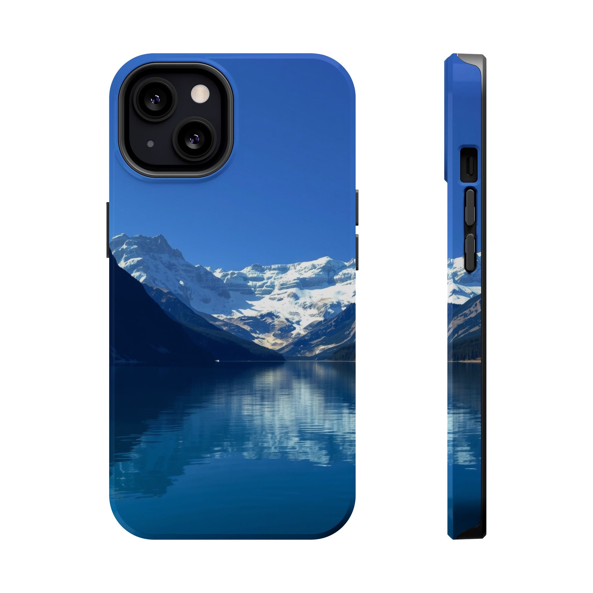iPhone Glacier Lake Cinematic Art Bold Modern Everyday Snap Case · iPhone Case