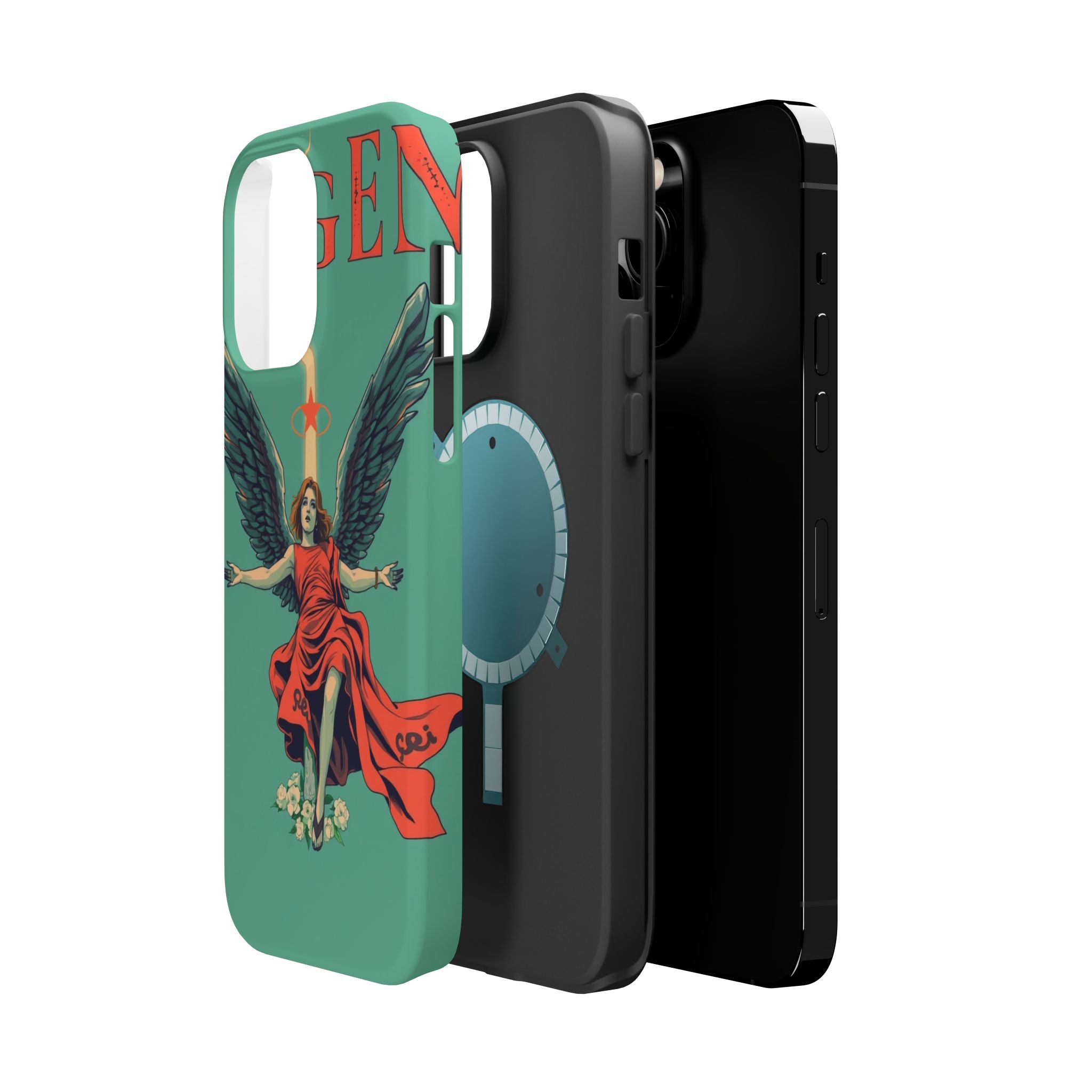 iPhone Radiant Fallen Angel Design Bold Modern Everyday Snap Case · iPhone Case