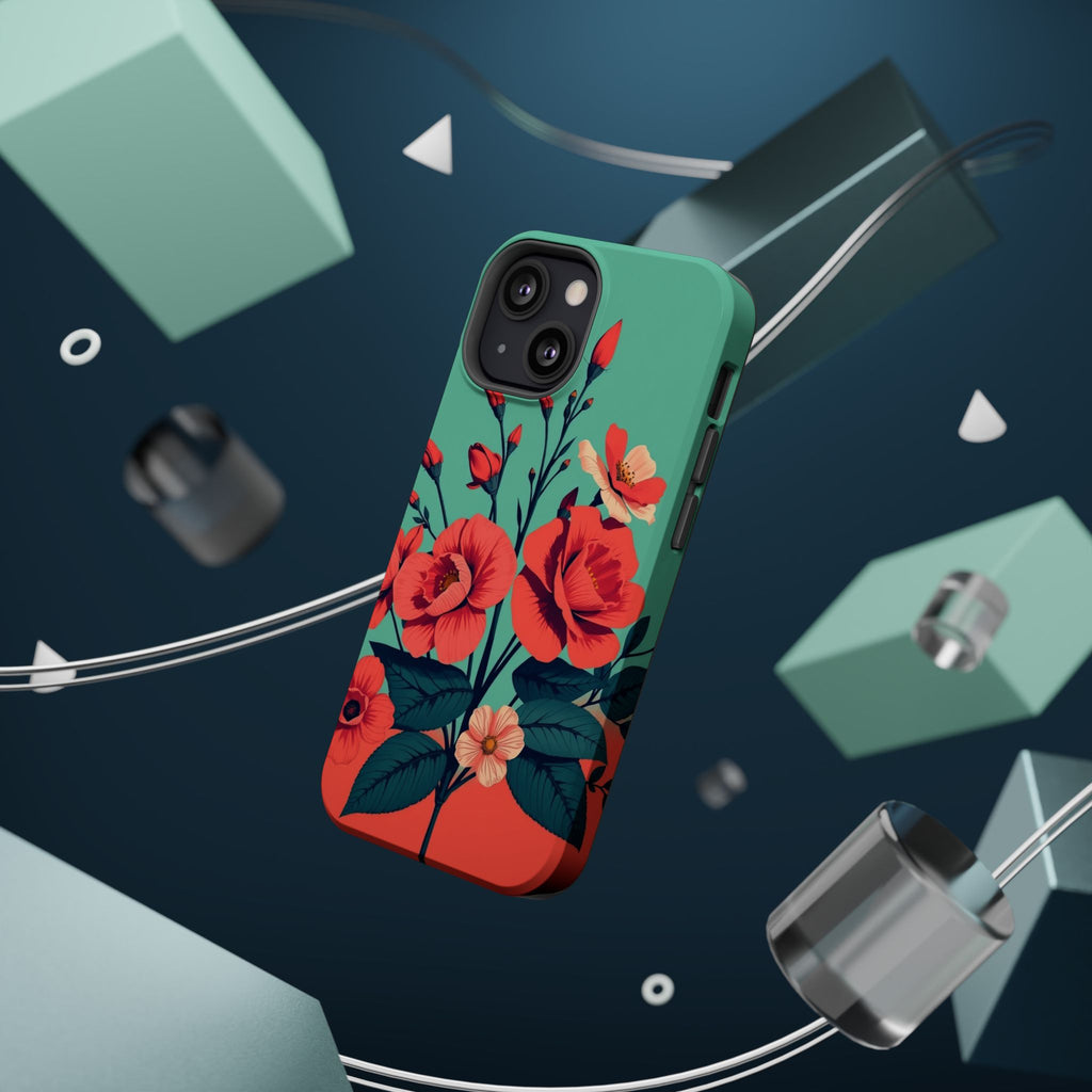iPhone Pin-up Floral Cinematic Art Bold Modern Everyday Snap Case · iPhone Case