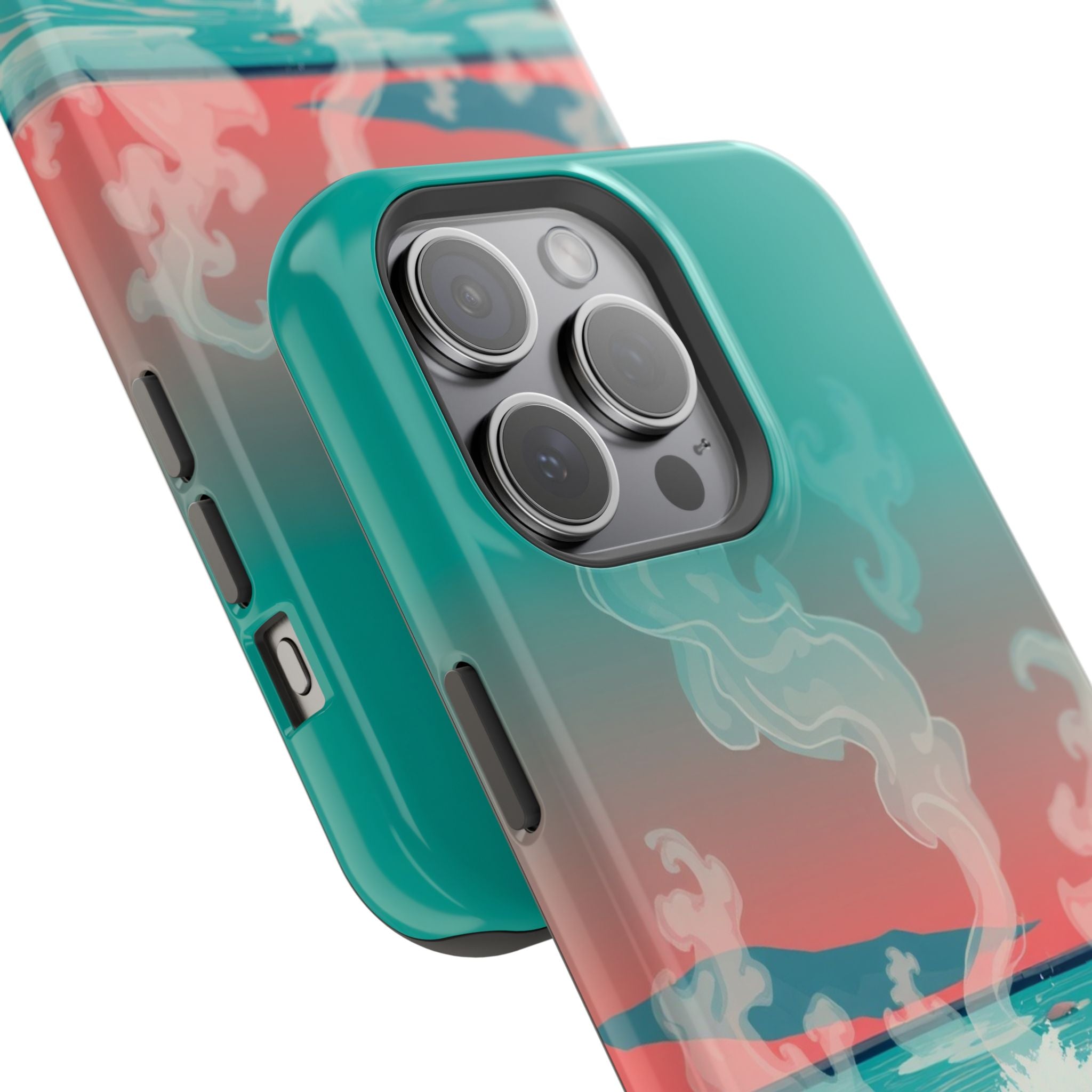 iPhone Hot Spring Steam Pop Art Bold Slim Everyday Designer Case · iPhone Case