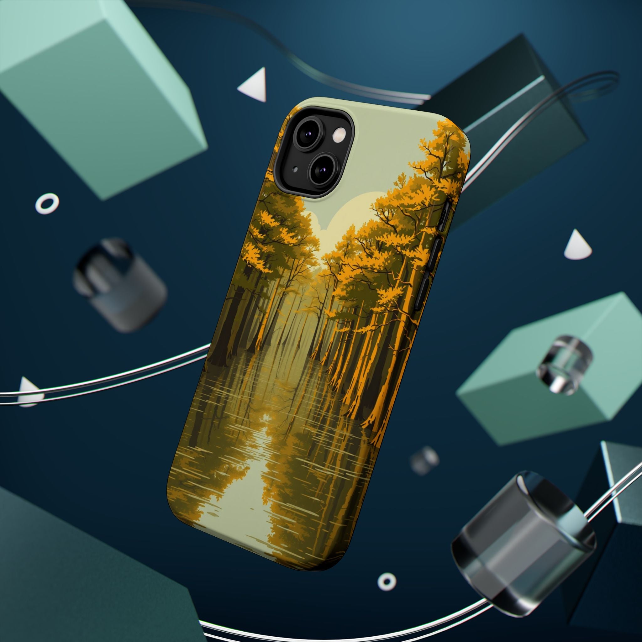 iPhone Cypress Swamp Enchanted Art Bold Modern Everyday Snap Case · iPhone Case