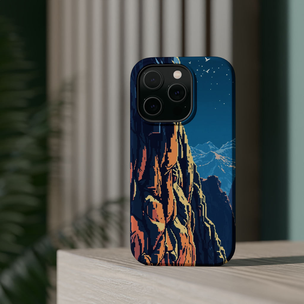 iPhone Midnight Blue And Silver Canyon Wall Slim iPhone Everyday · iPhone Case