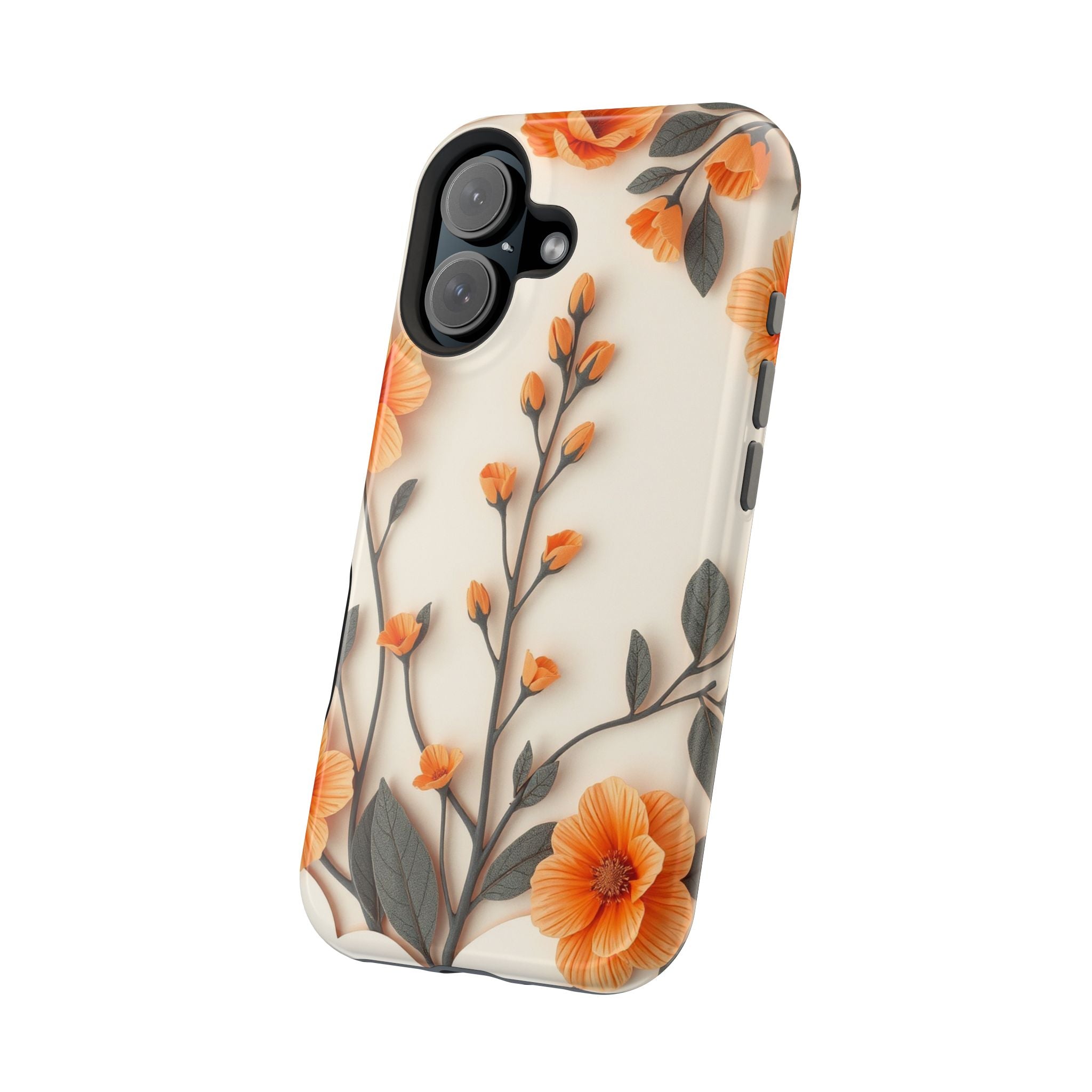 iPhone Vintage Botanical Print Paper Cut Art Slim iPhone Everyday · iPhone Case