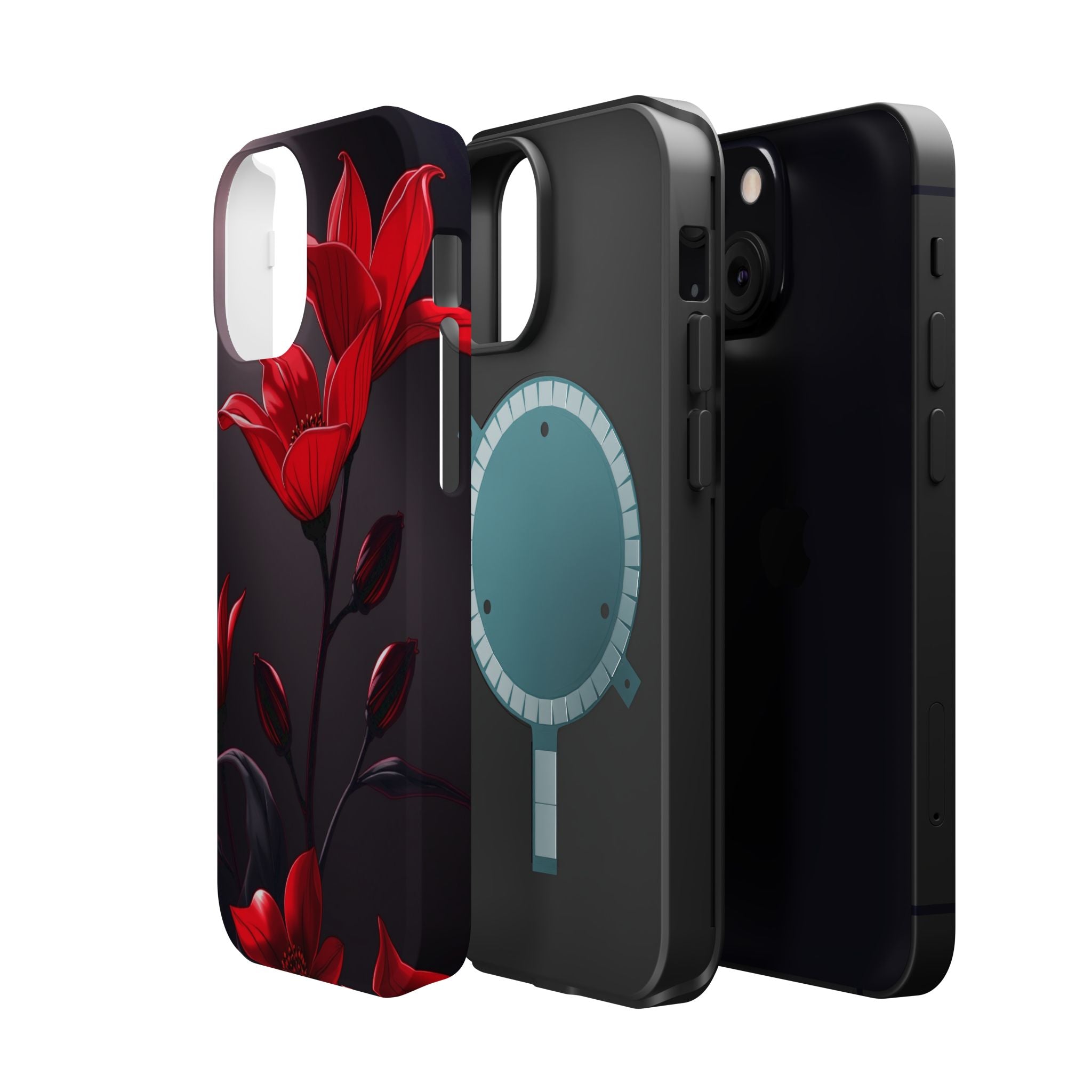 iPhone Dreamy Neon Floral Design Bold Modern Everyday Snap Case · iPhone Case