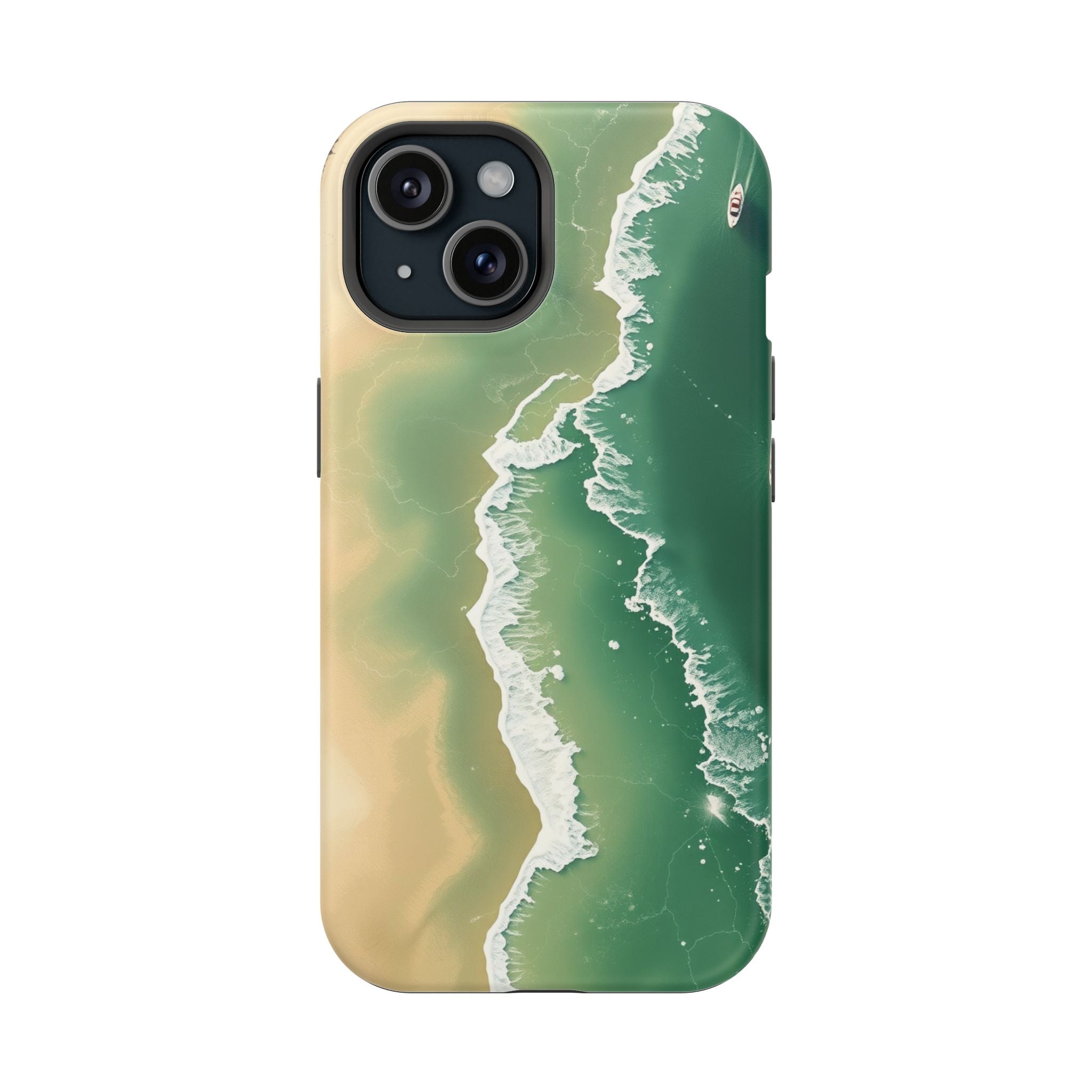 iPhone Shoreline Aerial Bold Art Bold Modern Everyday Snap Case · iPhone Case