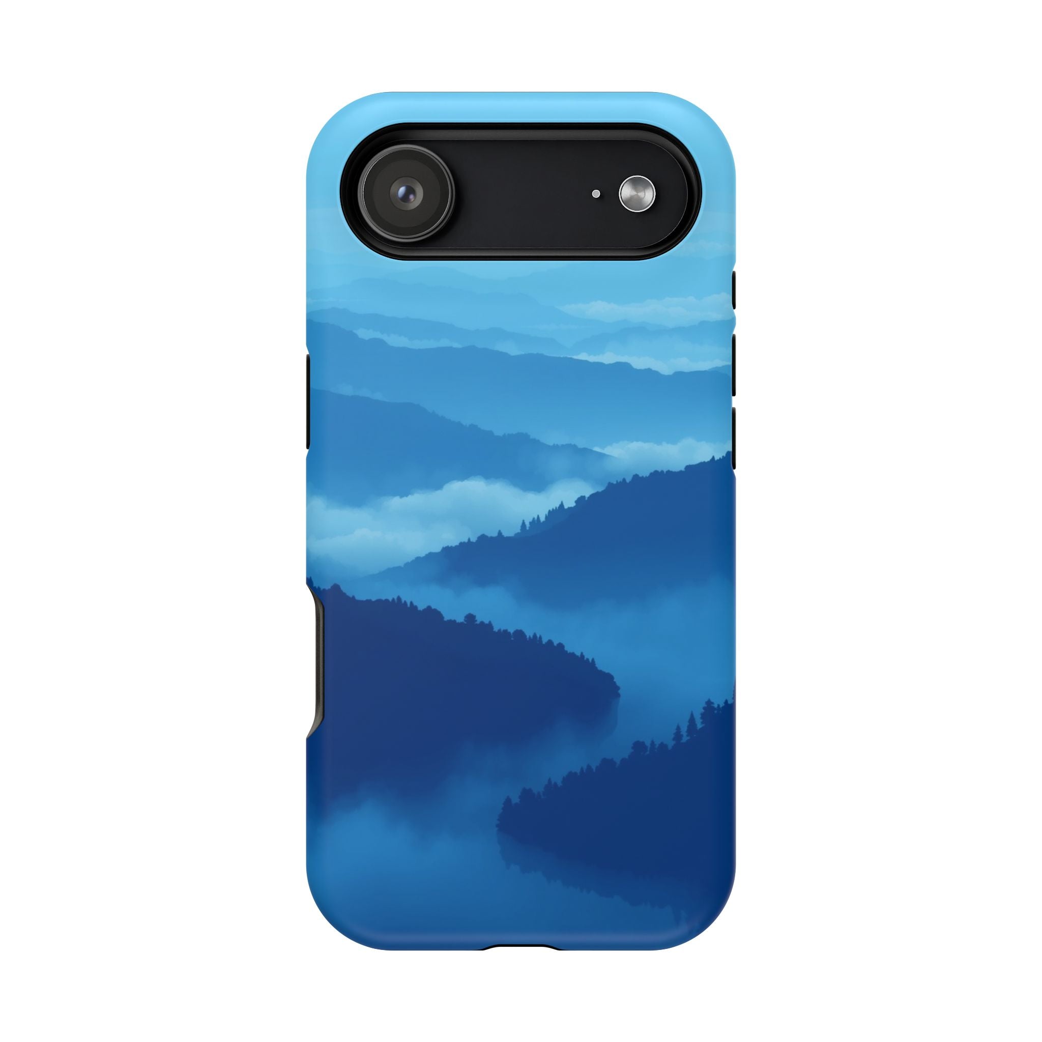 iPhone Fog Rolling Over Hills Pixel Art -Bit Slim iPhone Everyday · iPhone Case