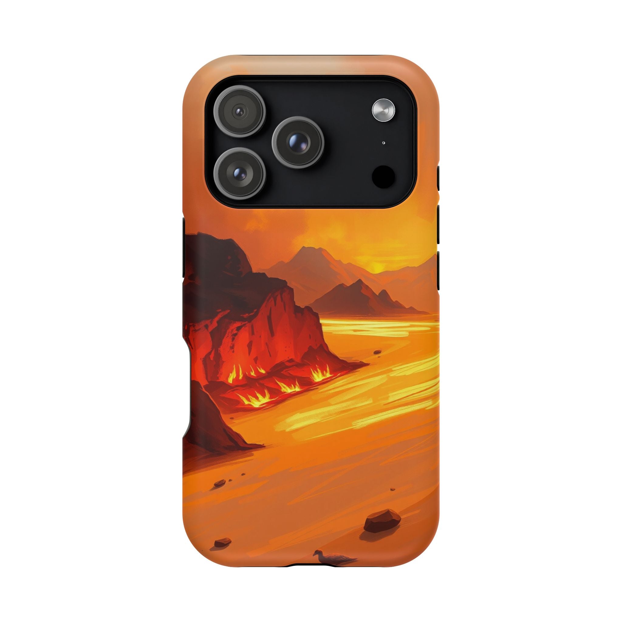 iPhone Burnt Orange And Sand Wildfire Glow Slim iPhone Everyday · iPhone Case