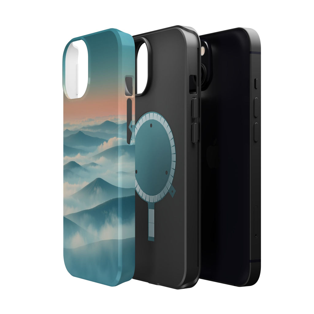 iPhone Fog Rolling Over Hills Electric Art Slim iPhone 17 Everyday · iPhone Case