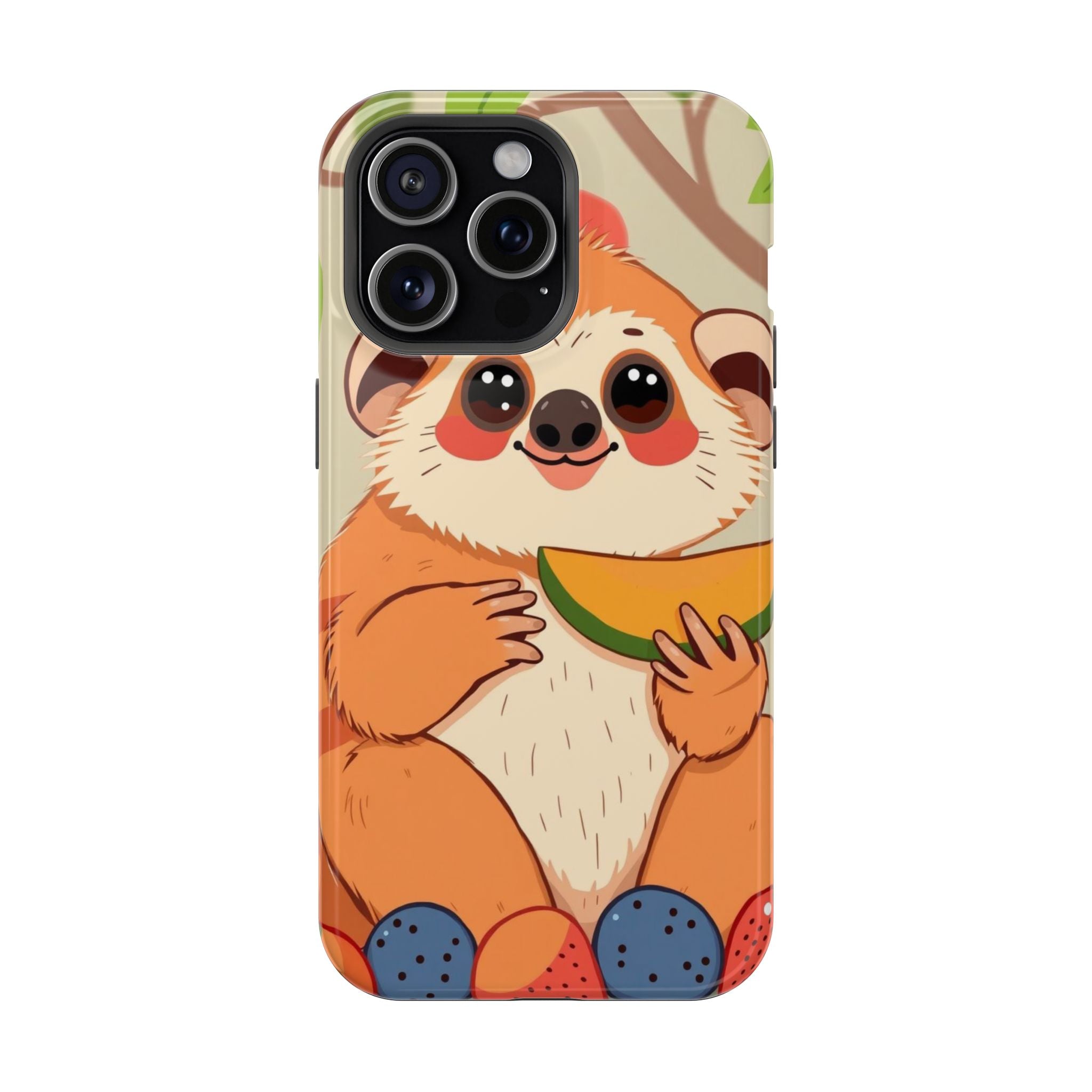 iPhone Slow Loris with Fruit Kids Fun iPhone Phone Case Gift Slim · iPhone Case