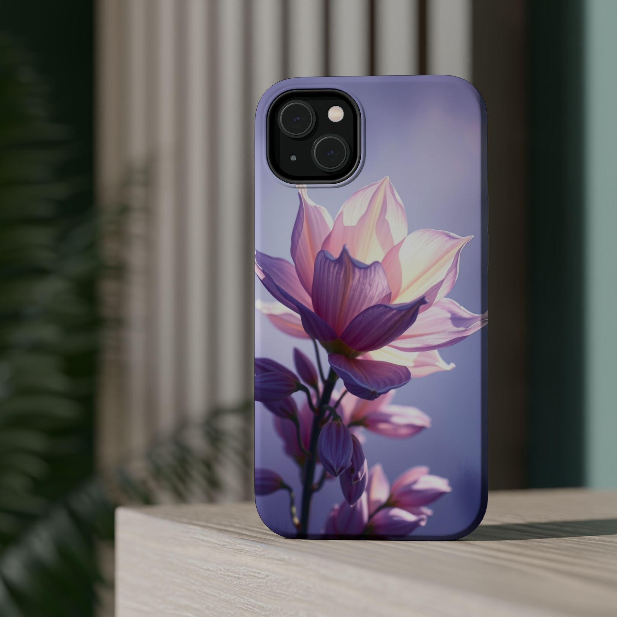 iPhone Floral Ombre Electric Art Bold Modern Everyday Snap Case · iPhone Case
