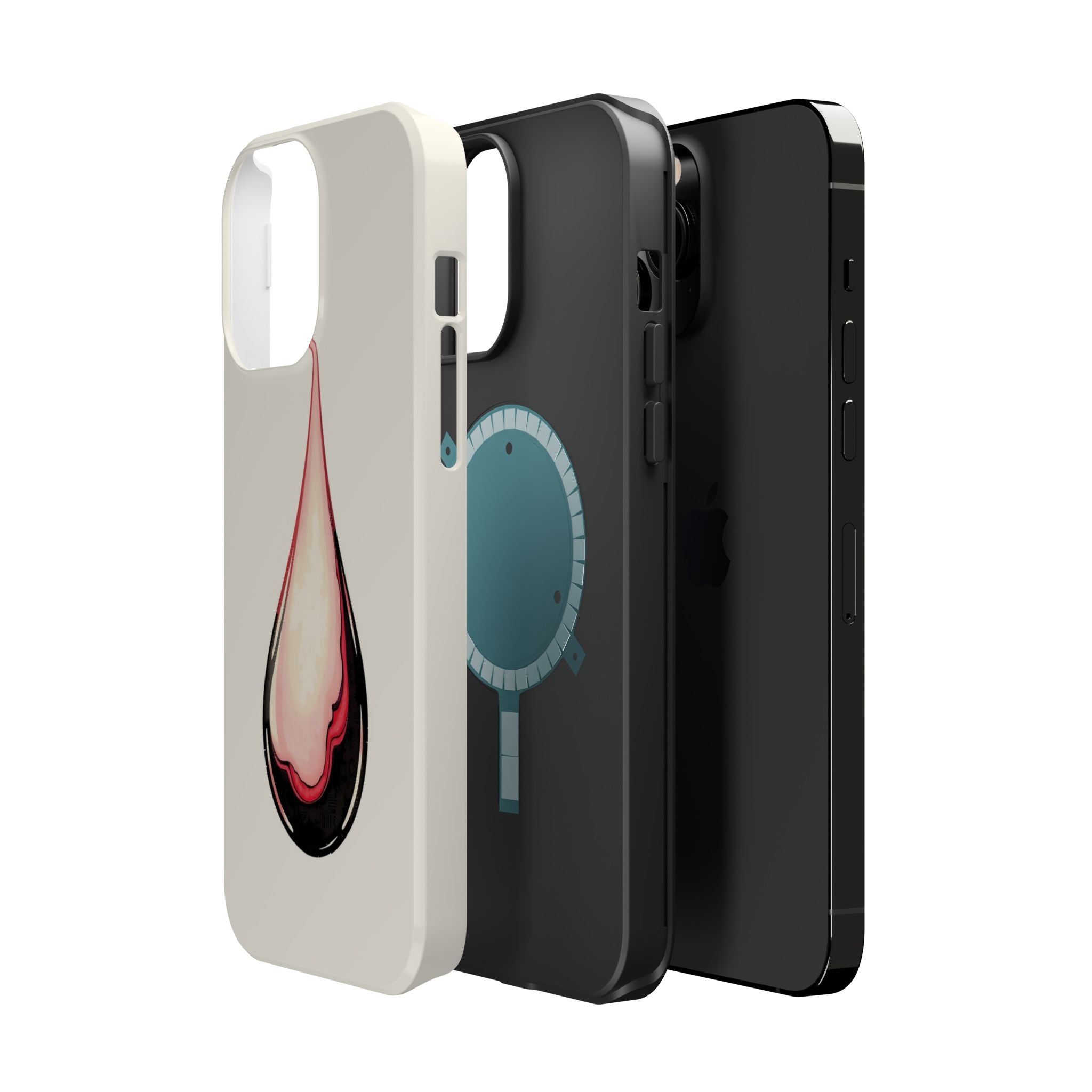 iPhone Ink Drop Dark Gothic Slim Everyday Designer Case · iPhone Case Quiet Mood
