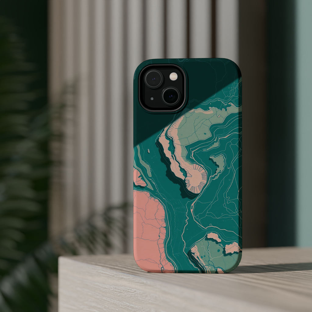 iPhone Earthy River Delta Aerial Design Slim Everyday iPhone 18 · iPhone Case