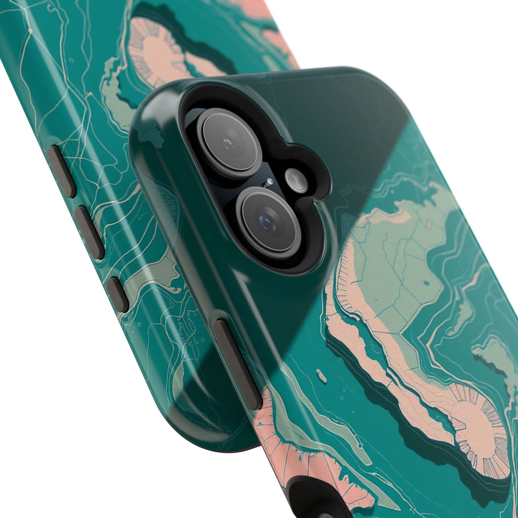 iPhone Earthy River Delta Aerial Design Slim Everyday iPhone 18 · iPhone Case